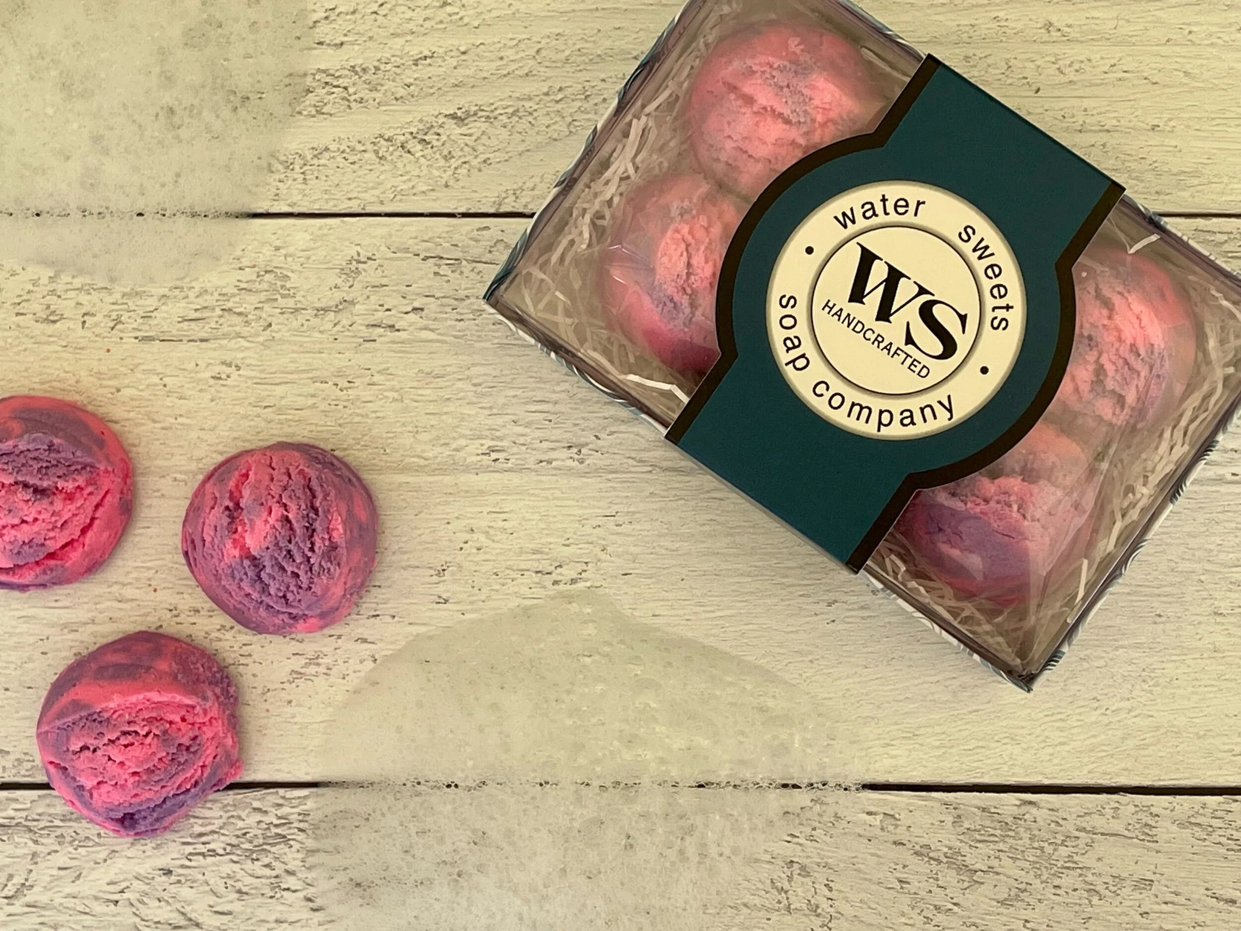 Berrilicious Bubble Scoops — Water Sweets Soap Company Soap Shop