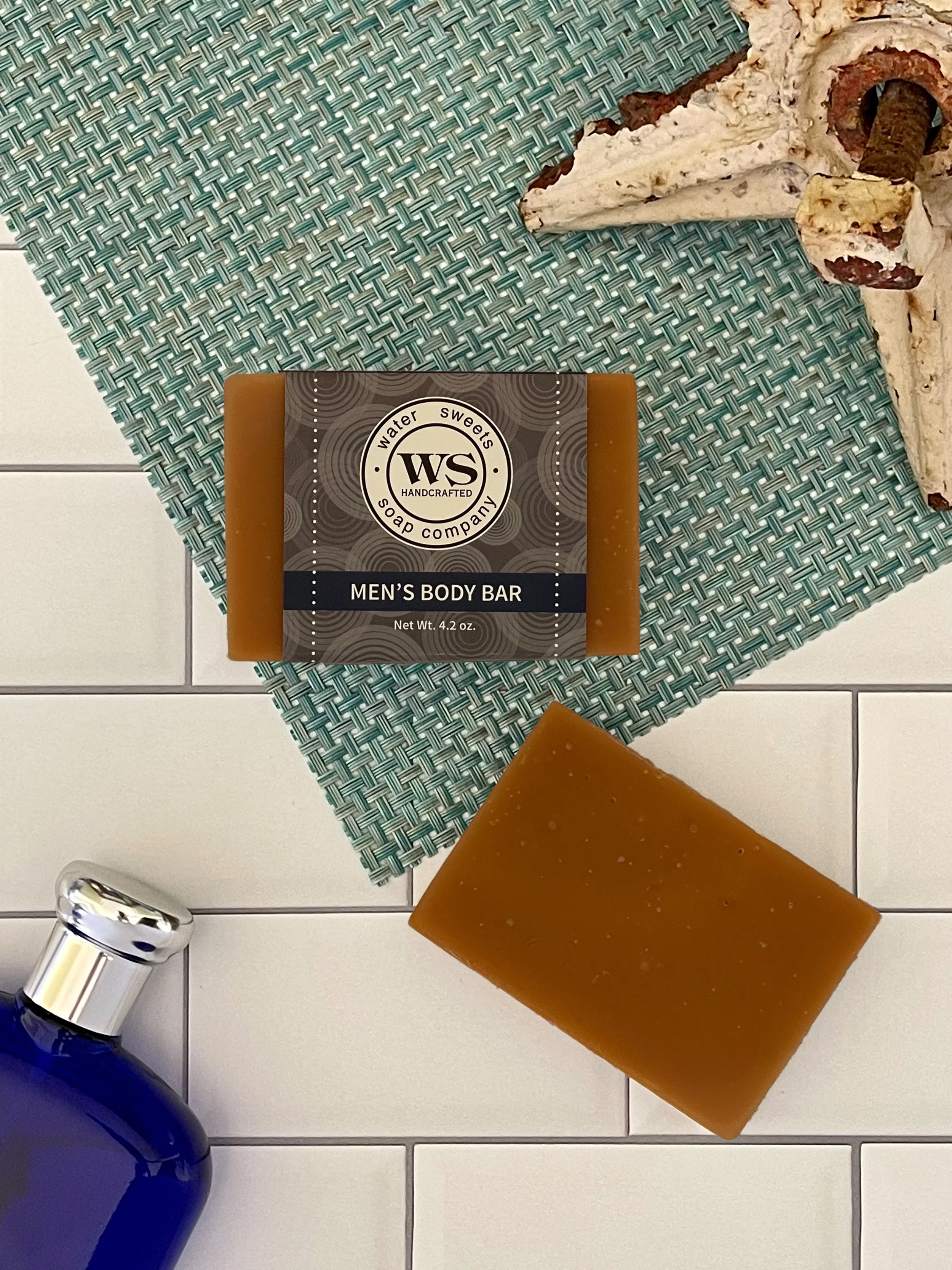 bourbon tobacco soap Bourboned Tobacco Men's Bar — Water Sweets Soap Company | Soap Shop