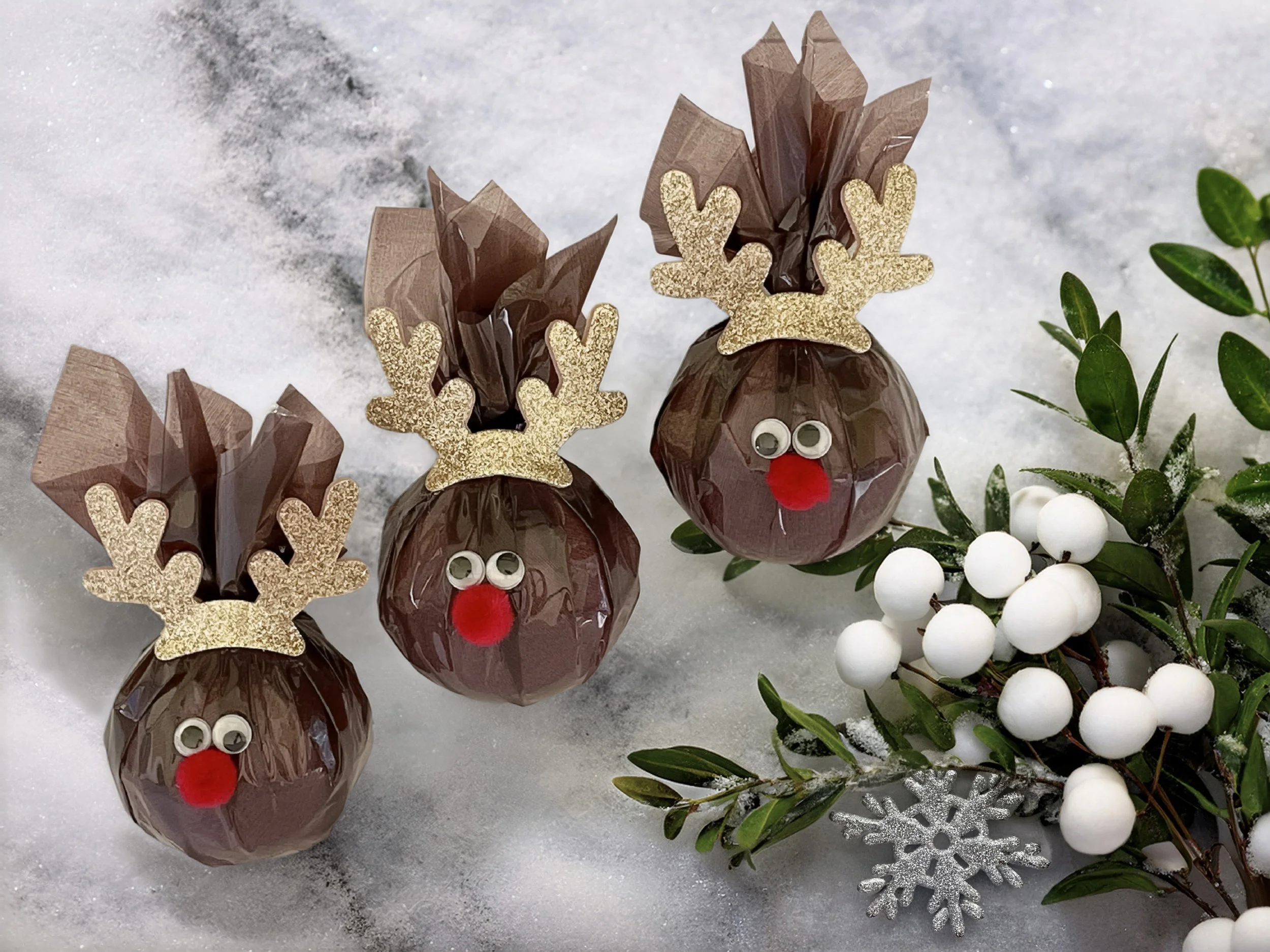 Rudy the Reindeer Bath Bomb - Snowberry