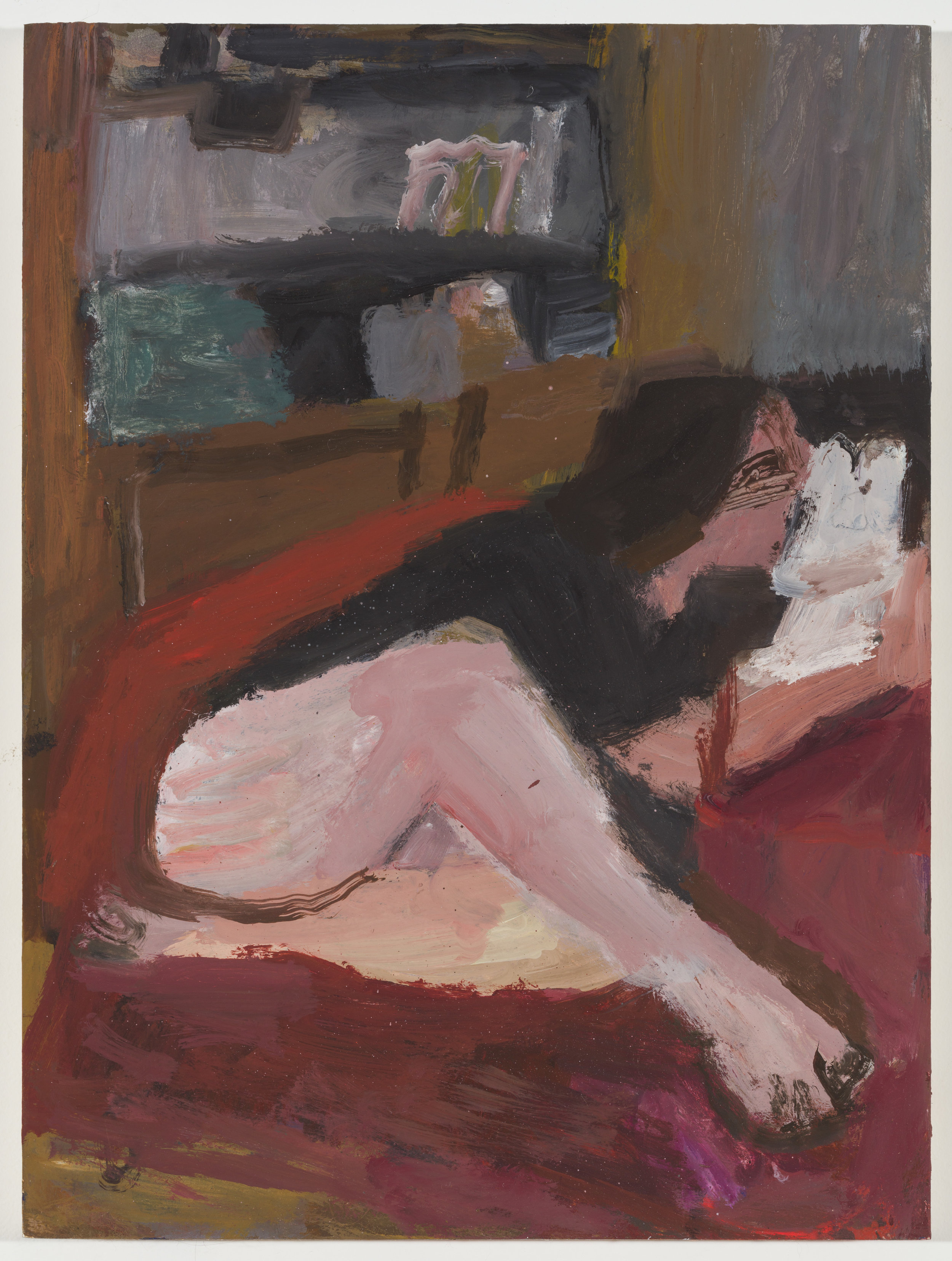 Girl on Red Chair