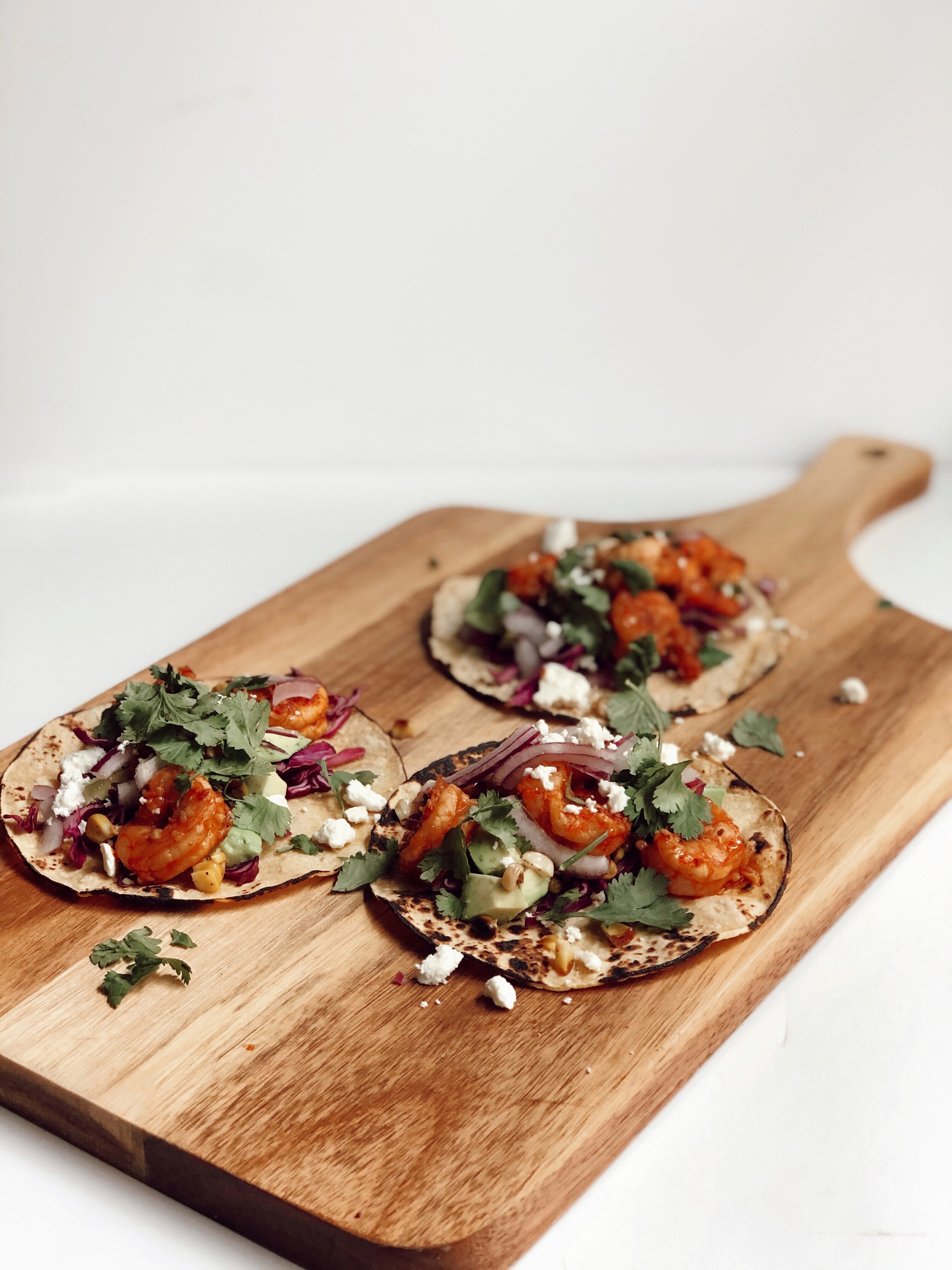 Honey Chipotle Shrimp Tacos