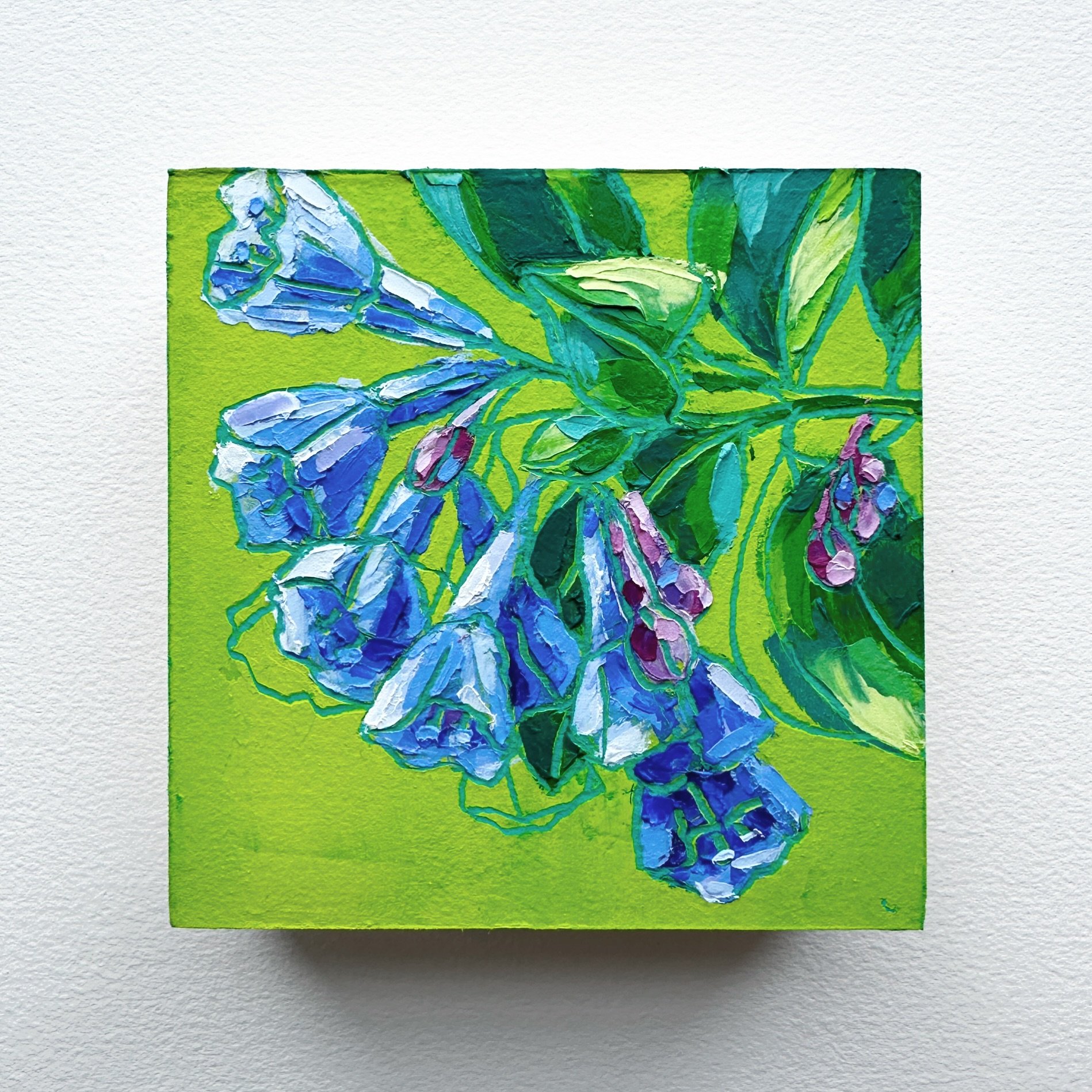 Day 50, The 100 Day Project 2024 @dothe100dayproject

Celebrating the halfway point in my 100 Day Project journey (whoop!) with Bluebells &amp; Cobalt Blue. My blue may be skewing a bit purple but at the time of mixing it definitely appeared cobalt, 
