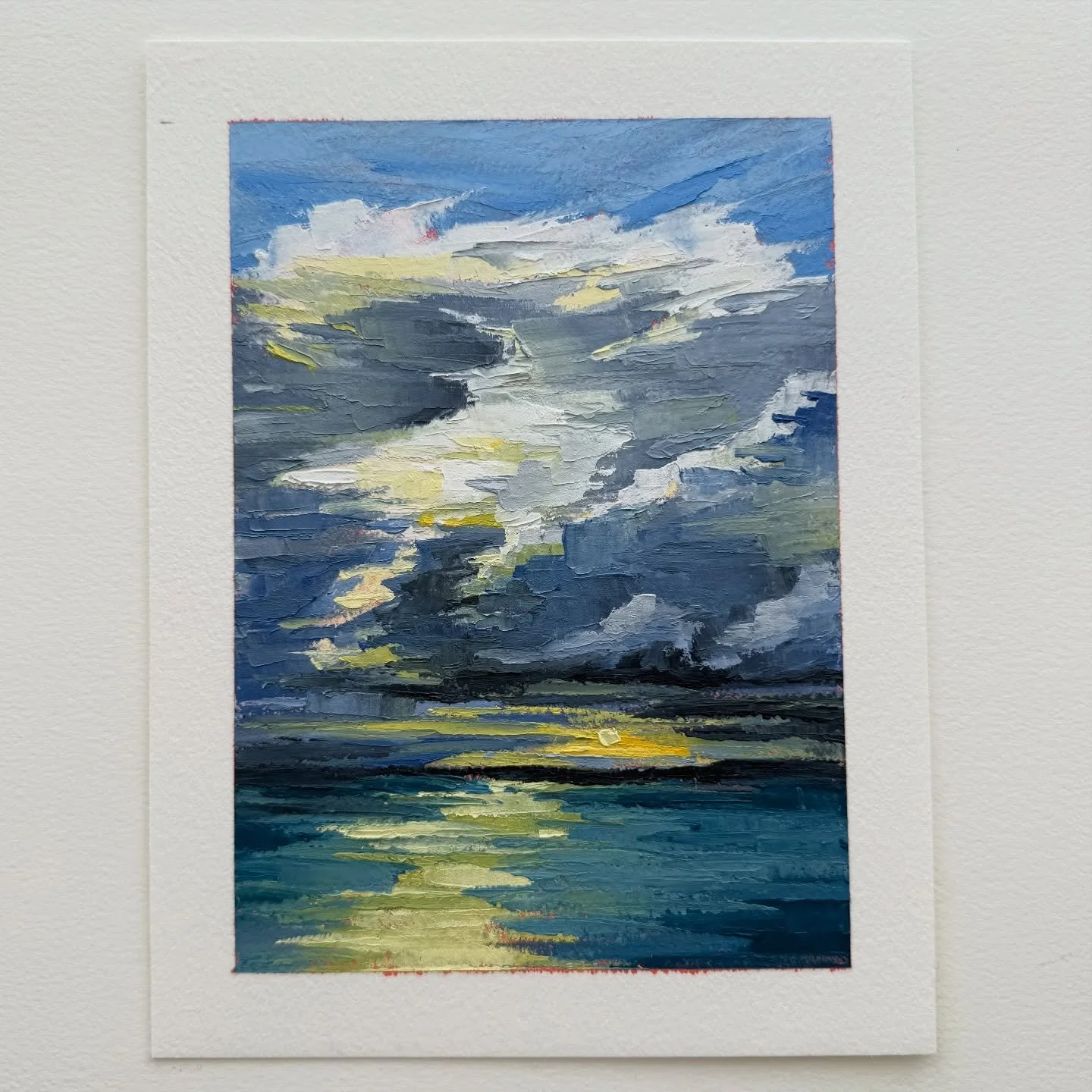 AVAILABLE
Day 56 The 100 Day Project 2026
5&rdquo;x7&rdquo; Oil and Cold Wax on Arches Oil Paper
$75, plus shipping&nbsp;

I could nit-pick and perfect these little landscapes endlessly. Loving this one. How about you?

This year I&rsquo;m exploring 
