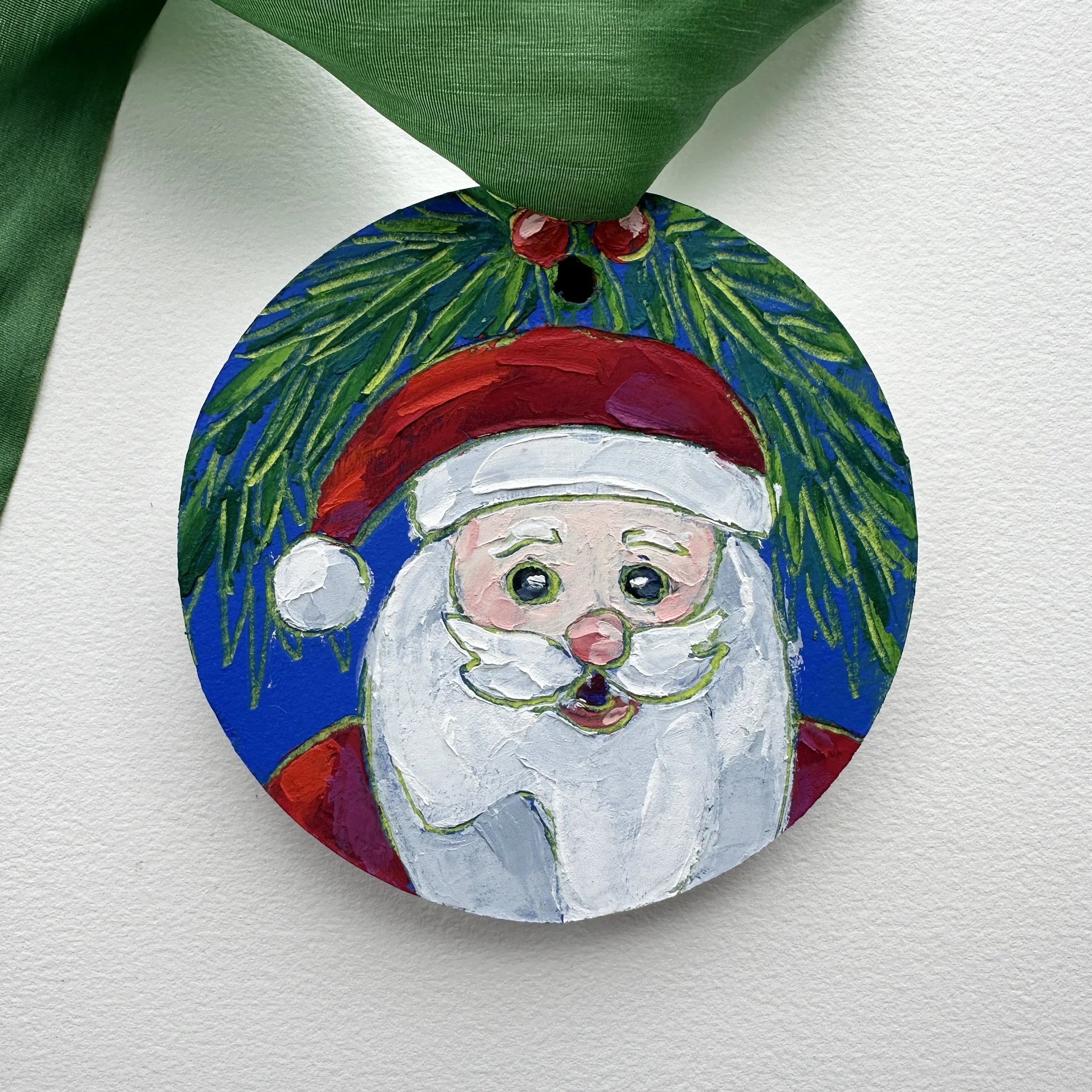 4" Santa Ornament