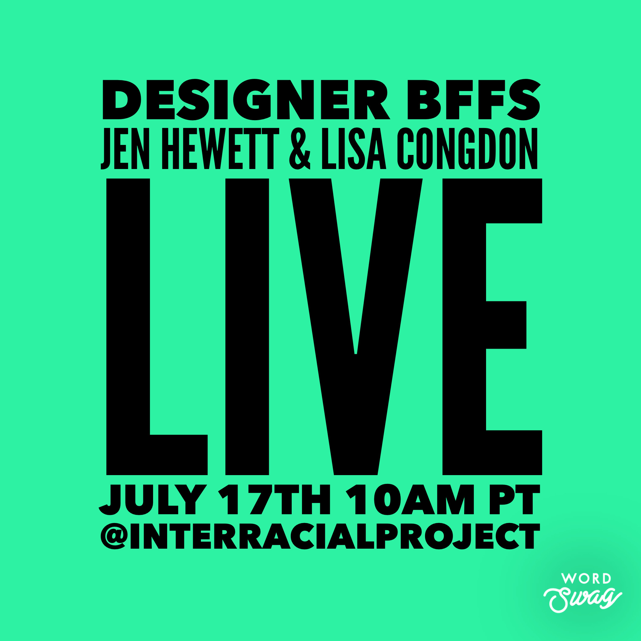 Designers Lisa Congdon &amp; Jen Hewett 