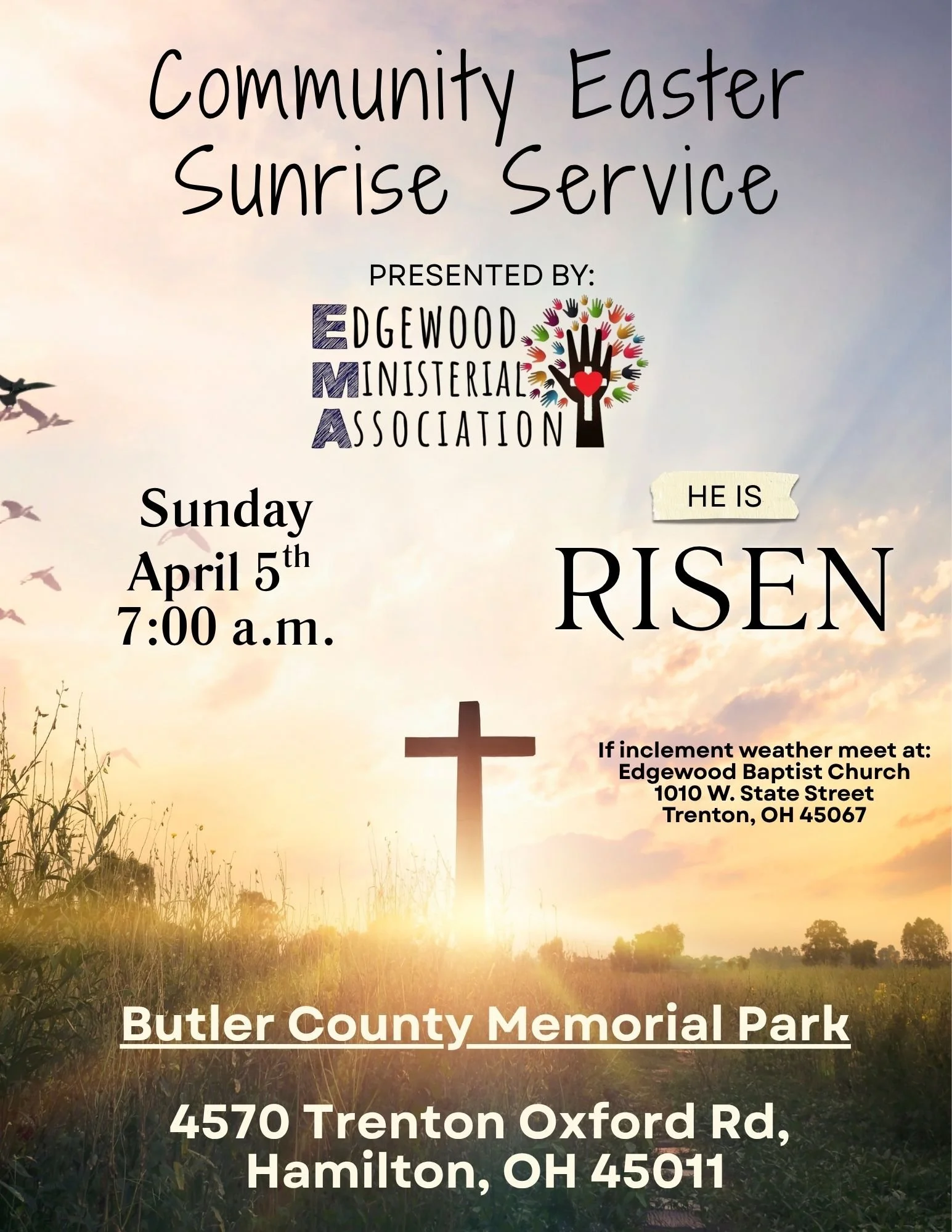 Community Easter Sunrise Service