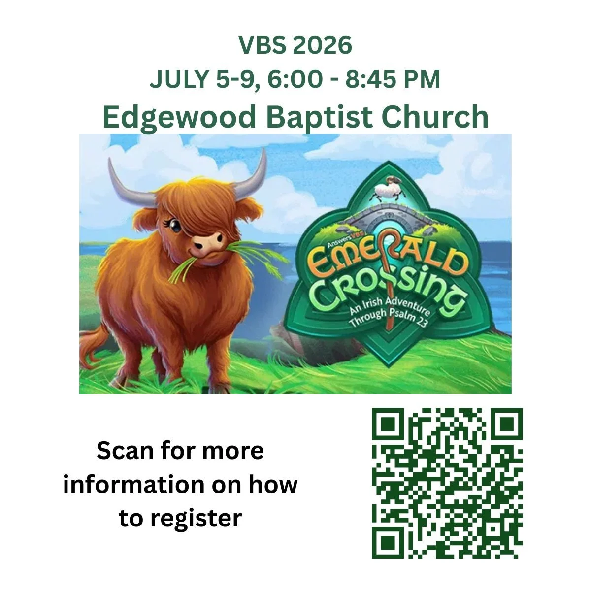 VBS 2026 at Edgewood Baptist Church