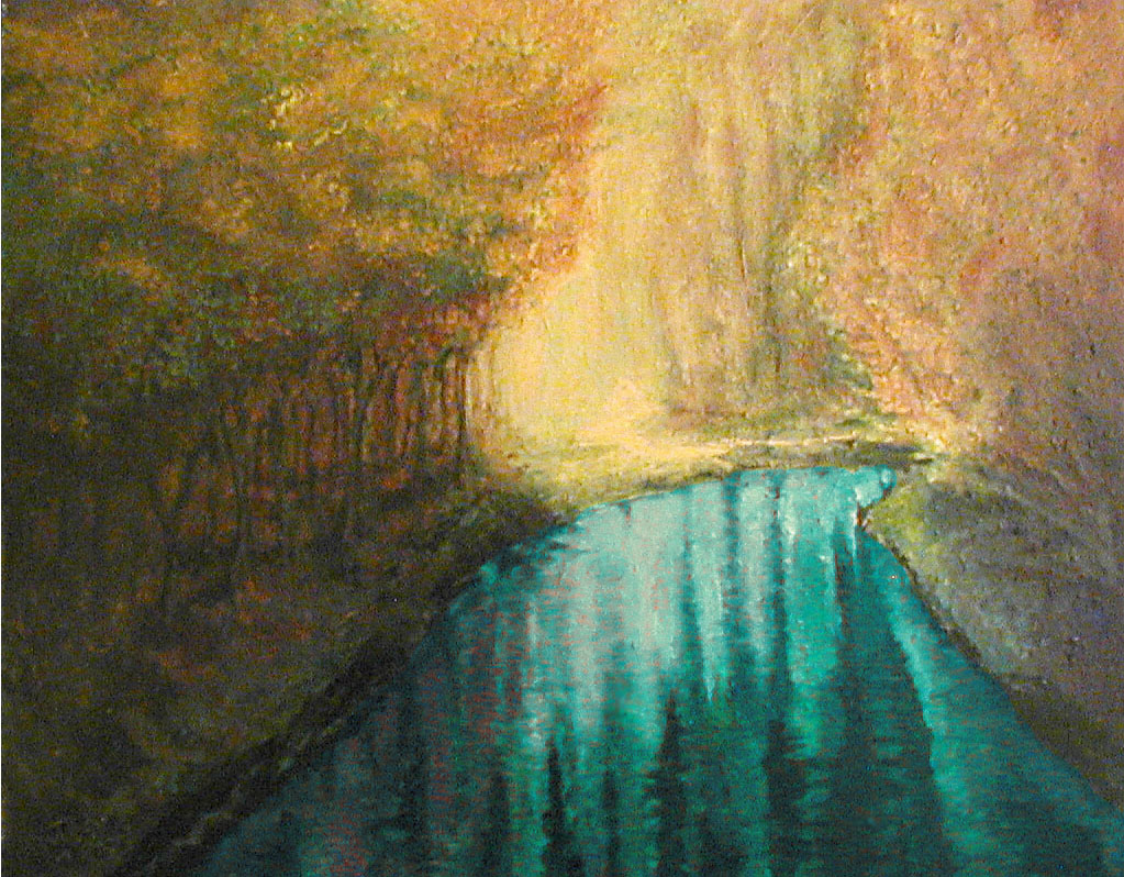 John Dubin Painting Forest Path