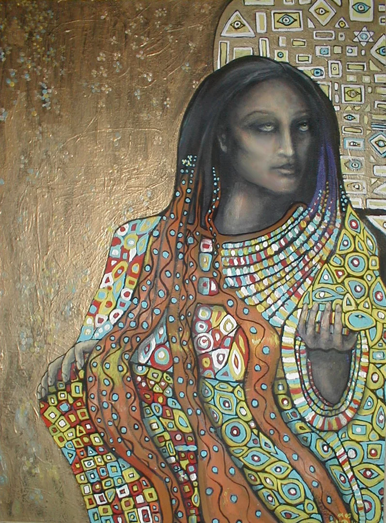 John Dubin Odd Woman Painting