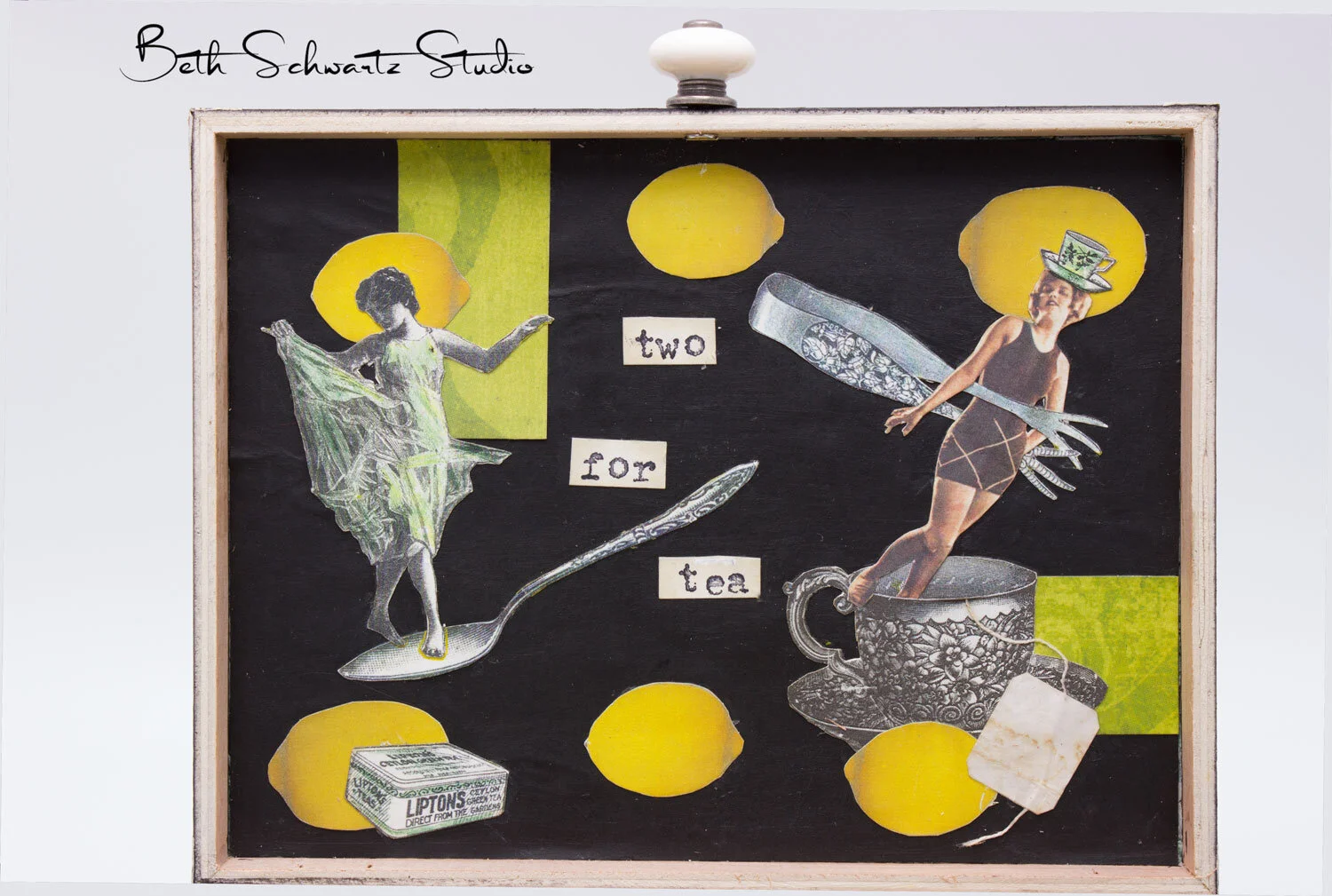 tea for two mixed media box
