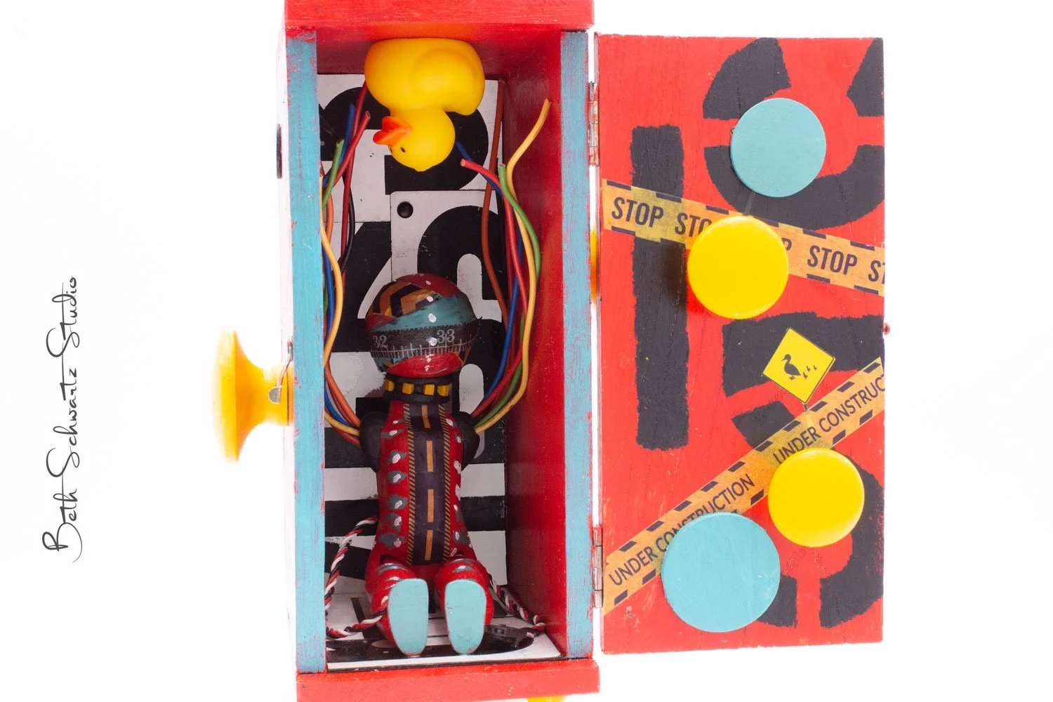 Duck and Cover art doll