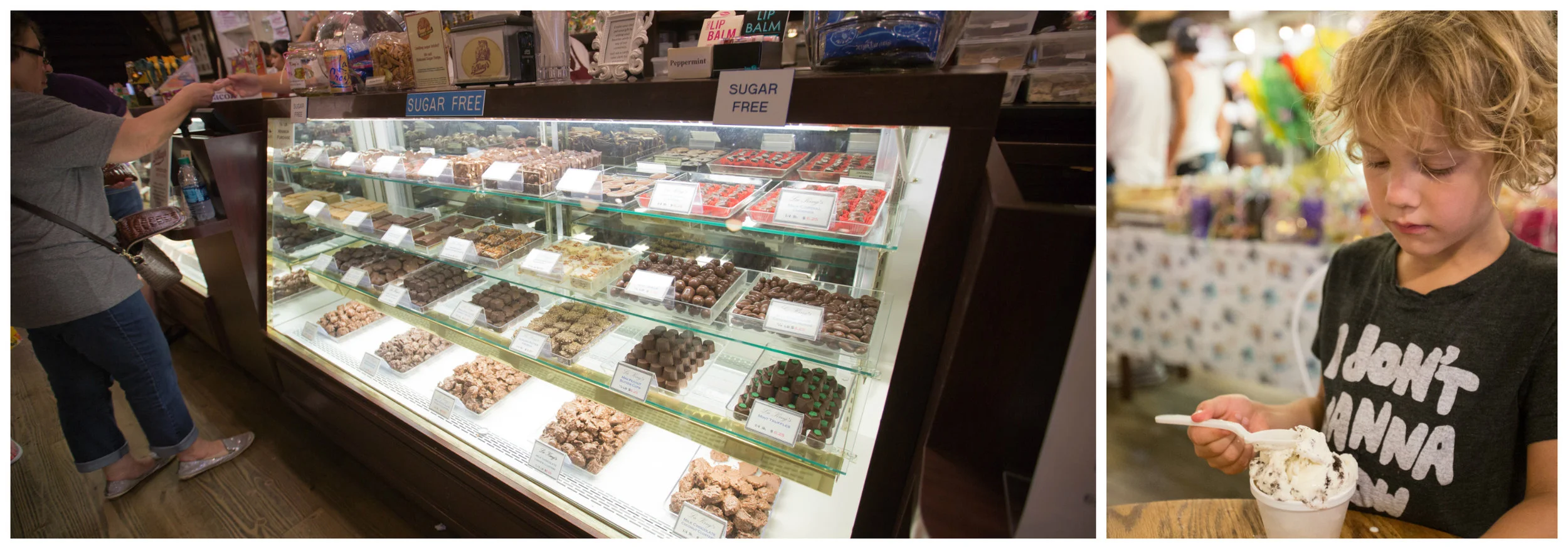 Of course no beach trip is complete without a trip to the candy store