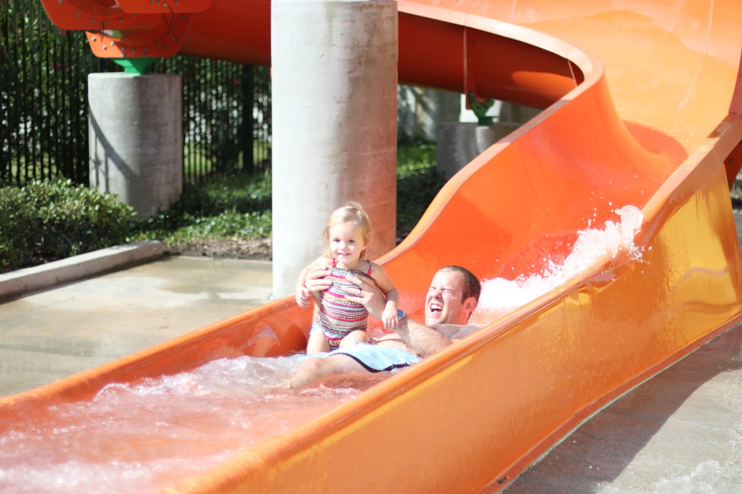 The Lake House Pool and Slide