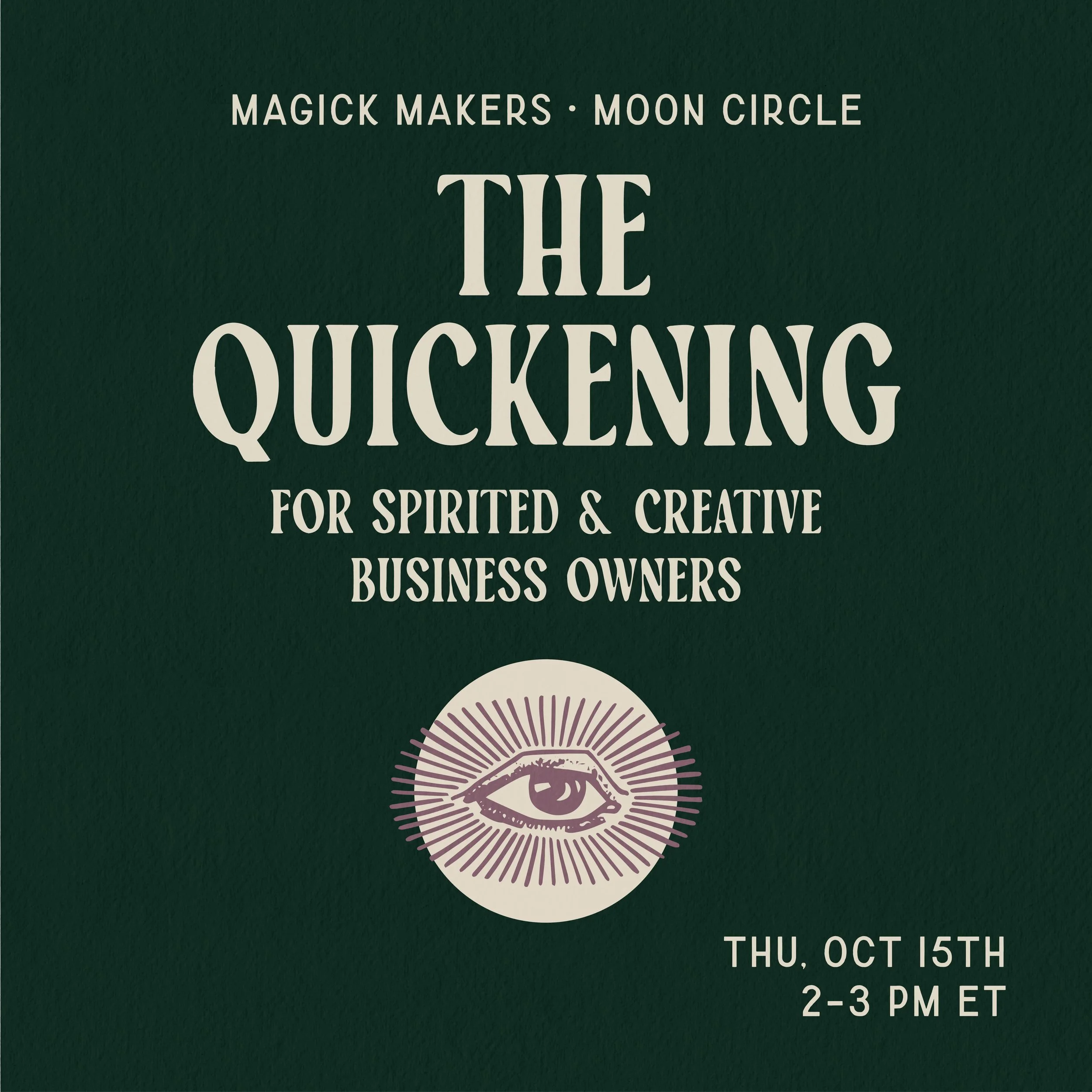 The Quickening: Capricorn Moon Circle