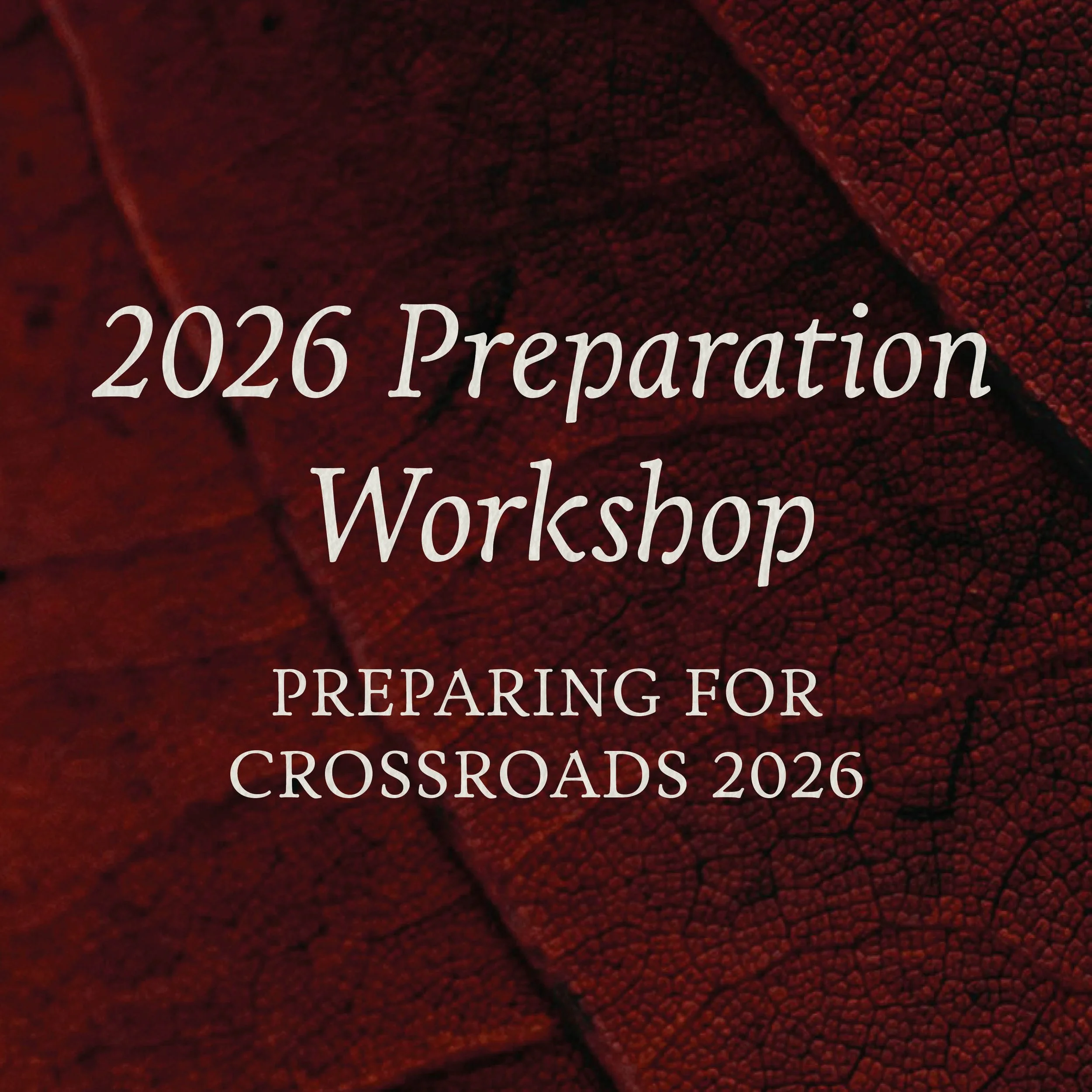 2026 Preparation Workshop