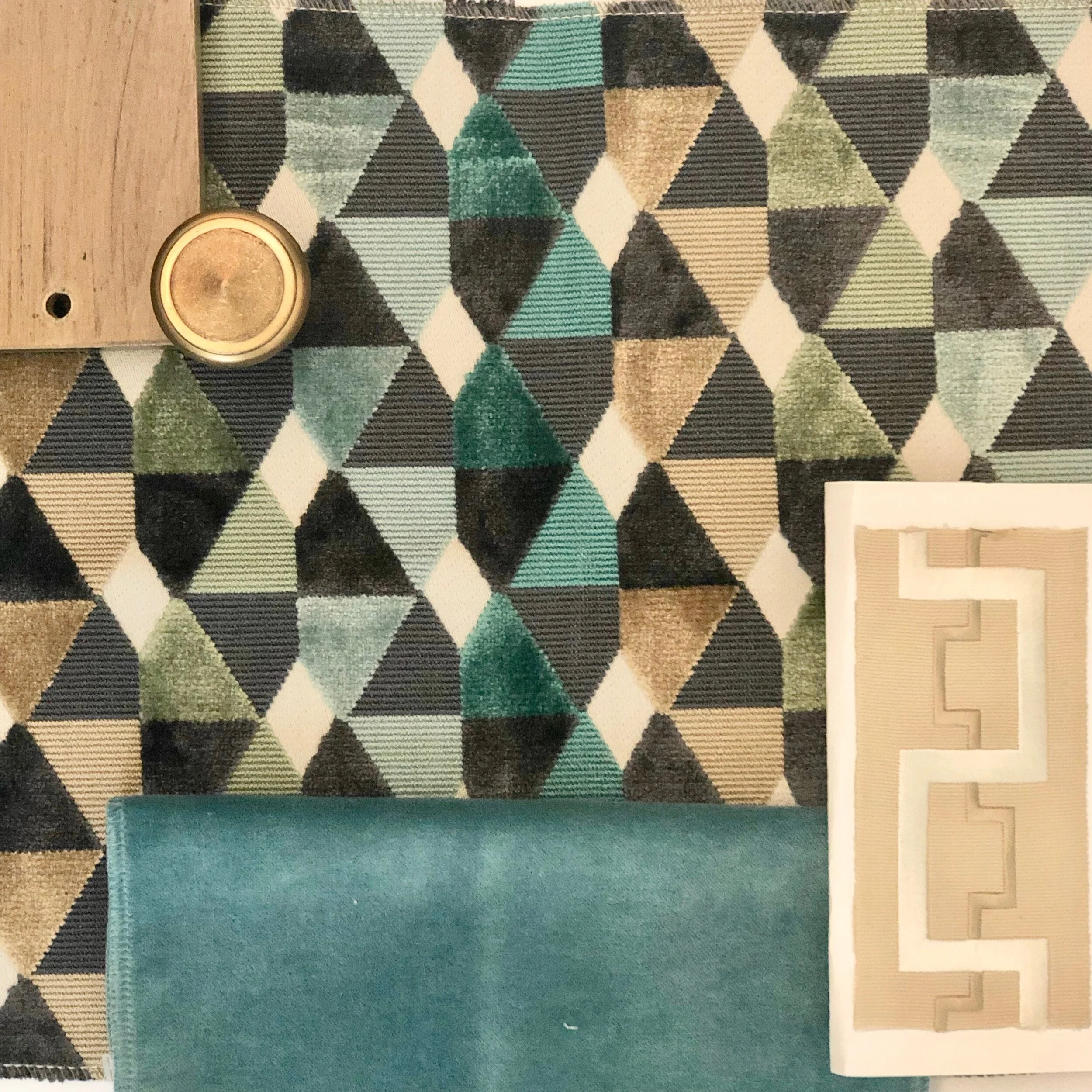 Fabric and finish inspiration board
