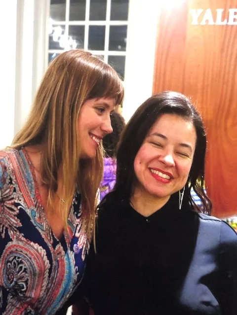 Organizers Luciana McClure and Louisa DeLand