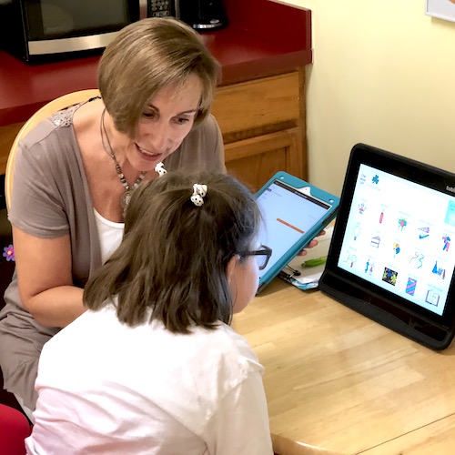 Lynn Carswell Speech Therapy With Little Girl