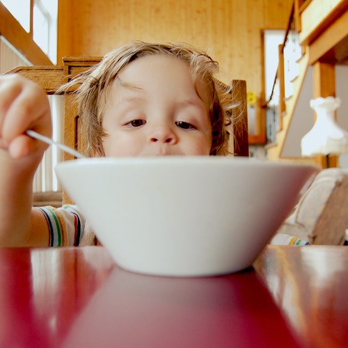 Feeding Therapy - Child with Bowl