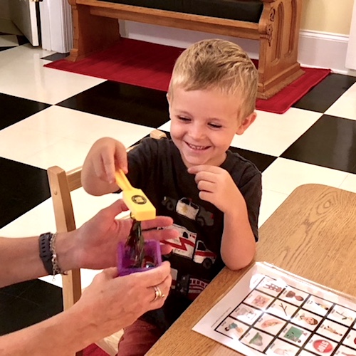 Speech and Language Therapy - Young Boy Playing