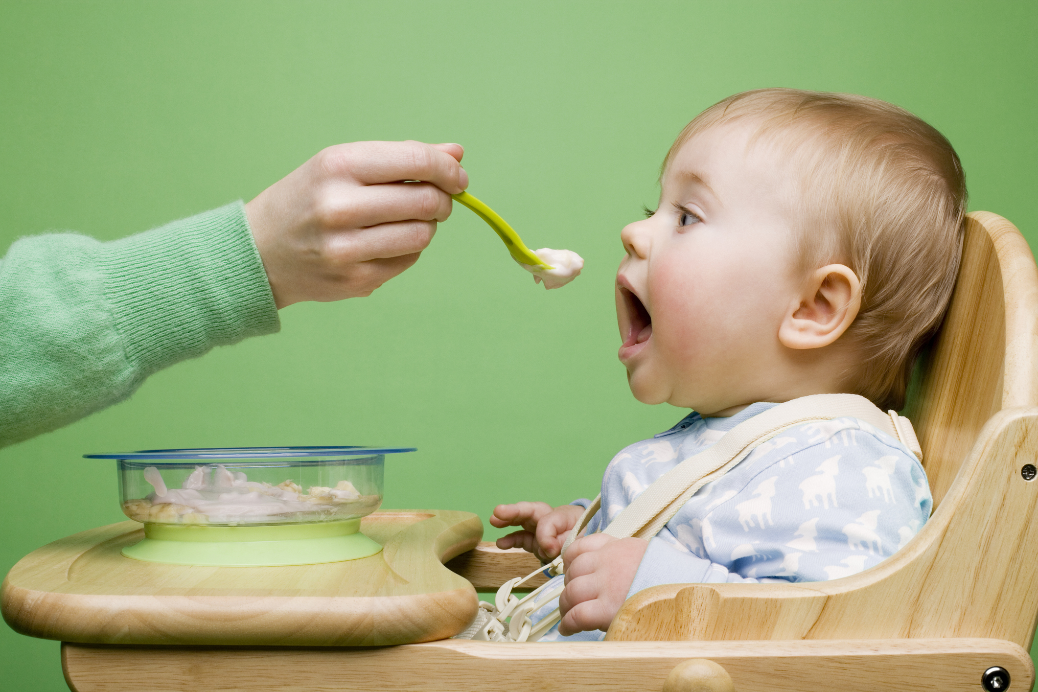 Feeding Therapy - Baby Eating Porridge