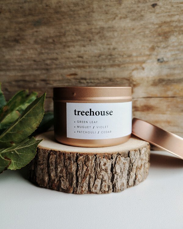 Treehouse Travel Tin (Keynvor Candle Co.)