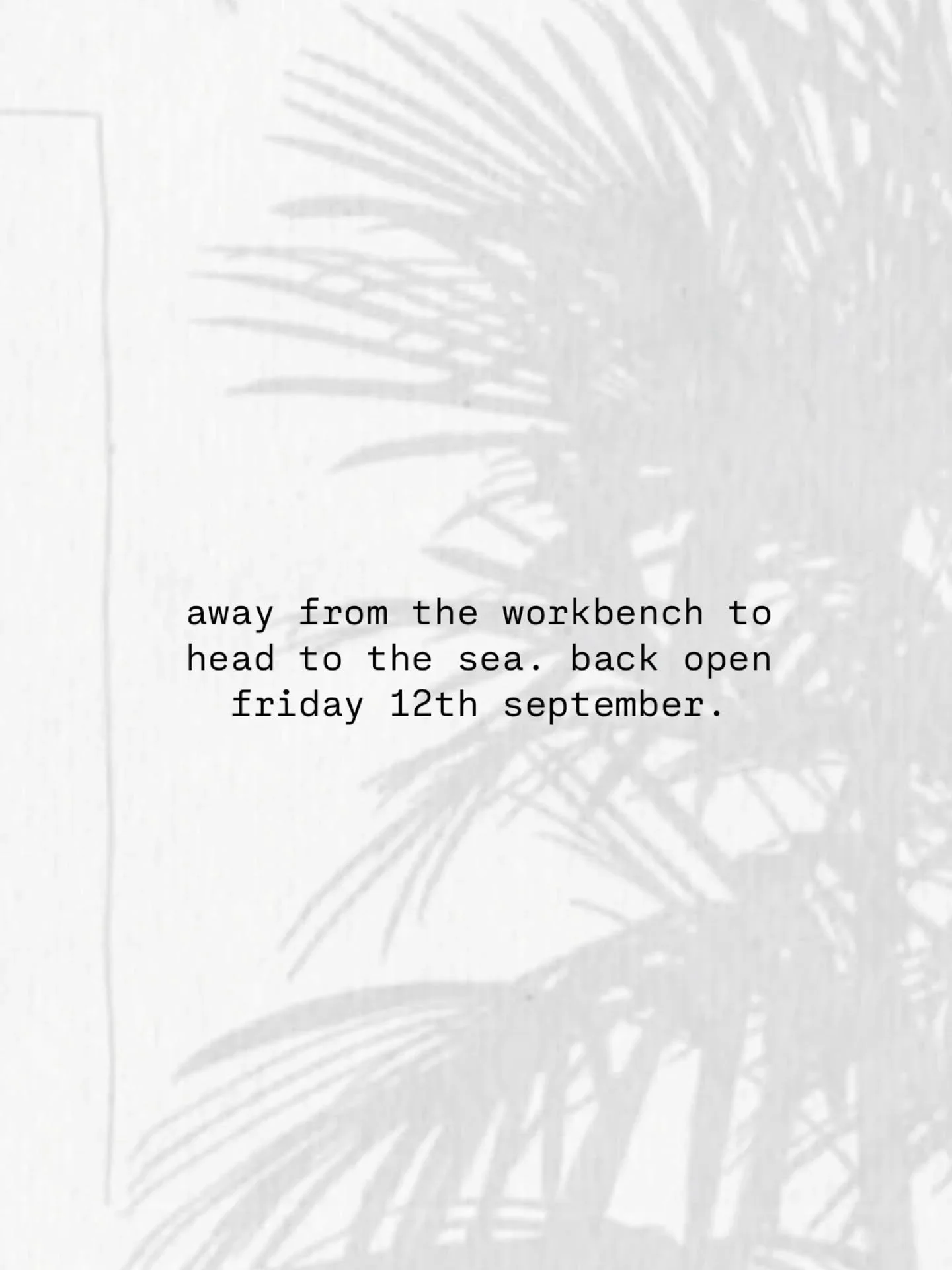 see you in a couple of weeks 🤍