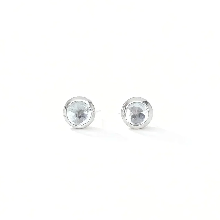 Aquamarine Treasure Studs