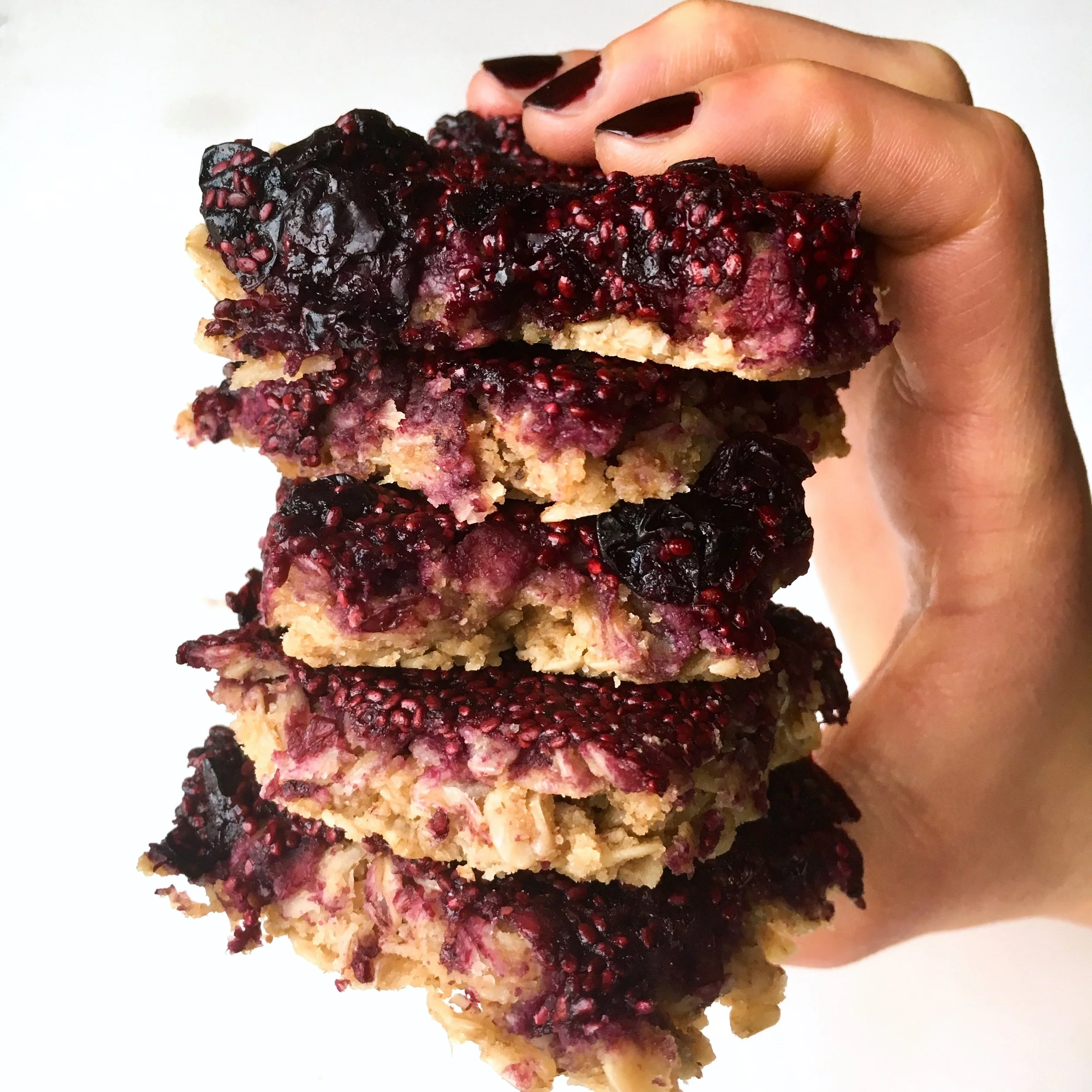 Lemon Blueberry Oat Bars