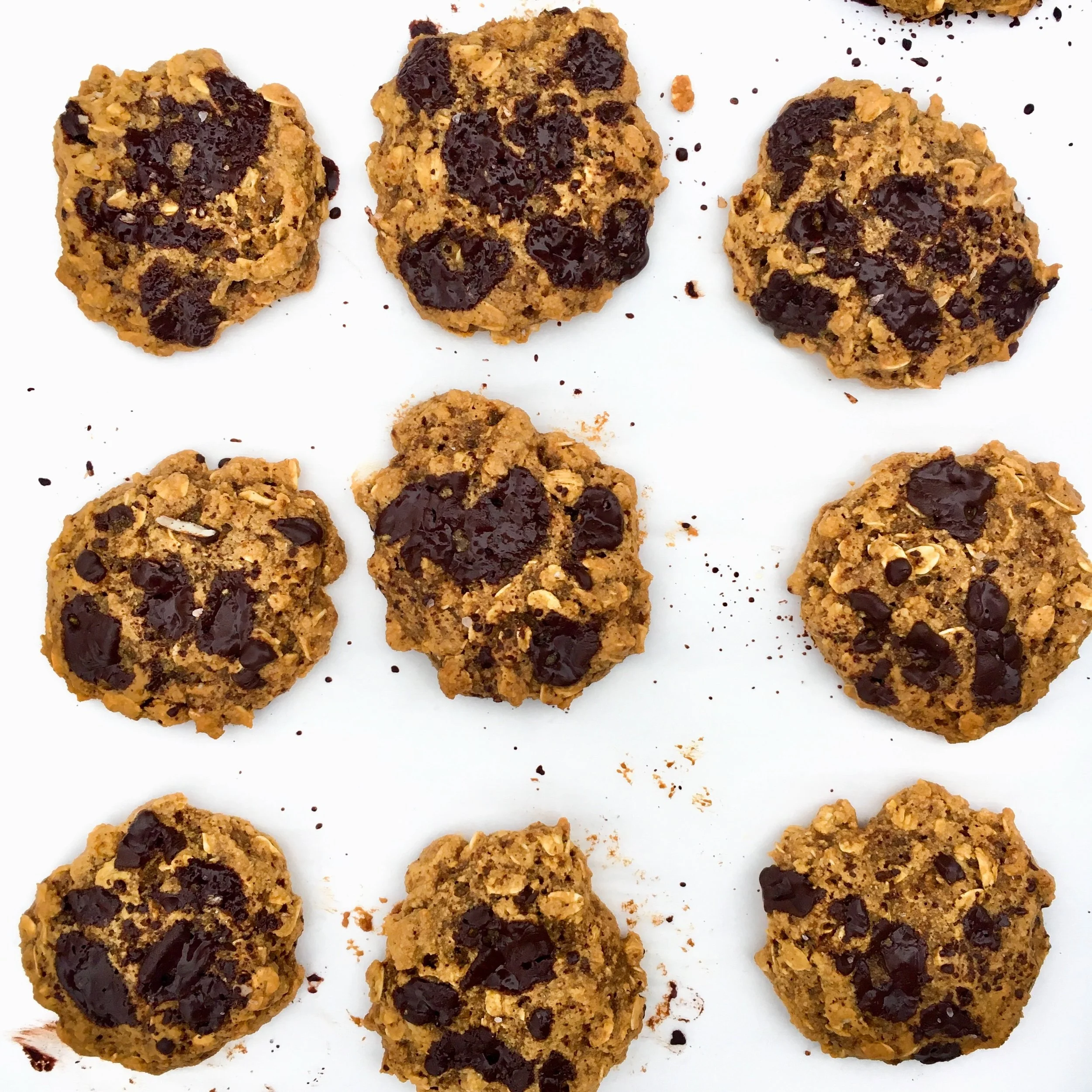 Healthy Oatmeal Chocolate Chip Cookies