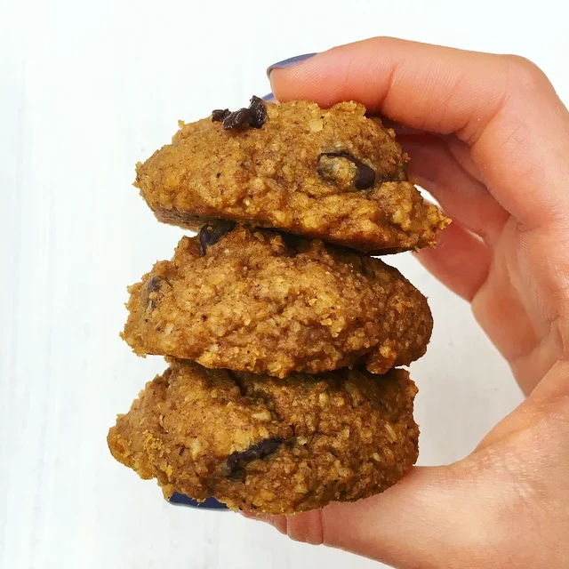 Pumpkin Muffin-Top Cookies (gluten free, dairy free, refined-sugar free)