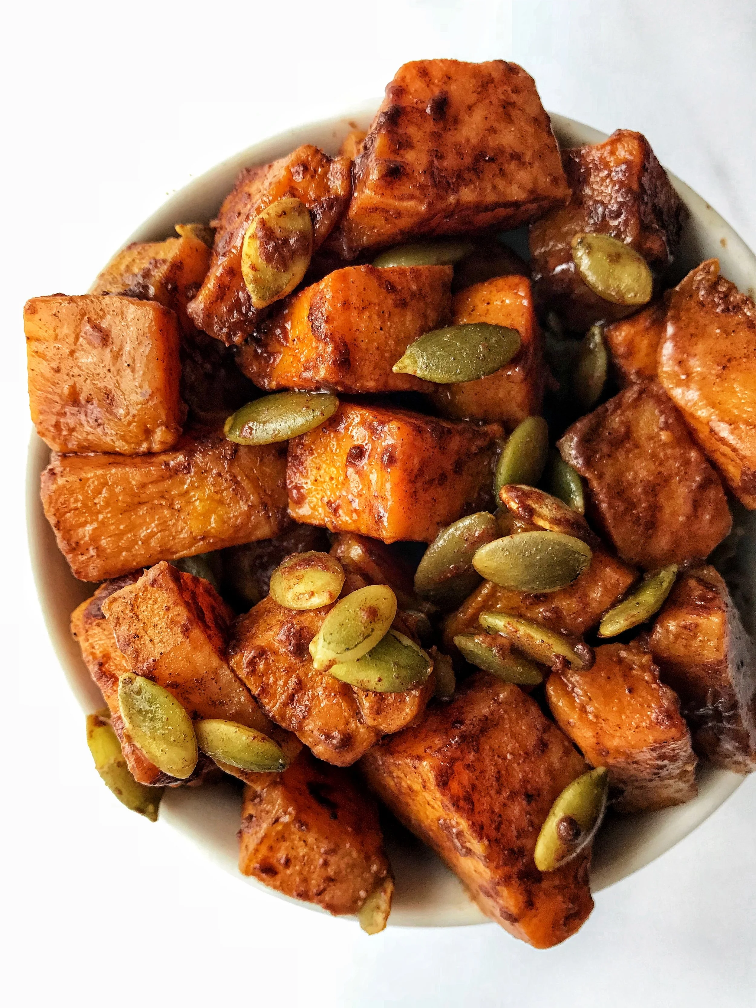 Cinnamon Roasted Butternut Squash (vegan, paleo)