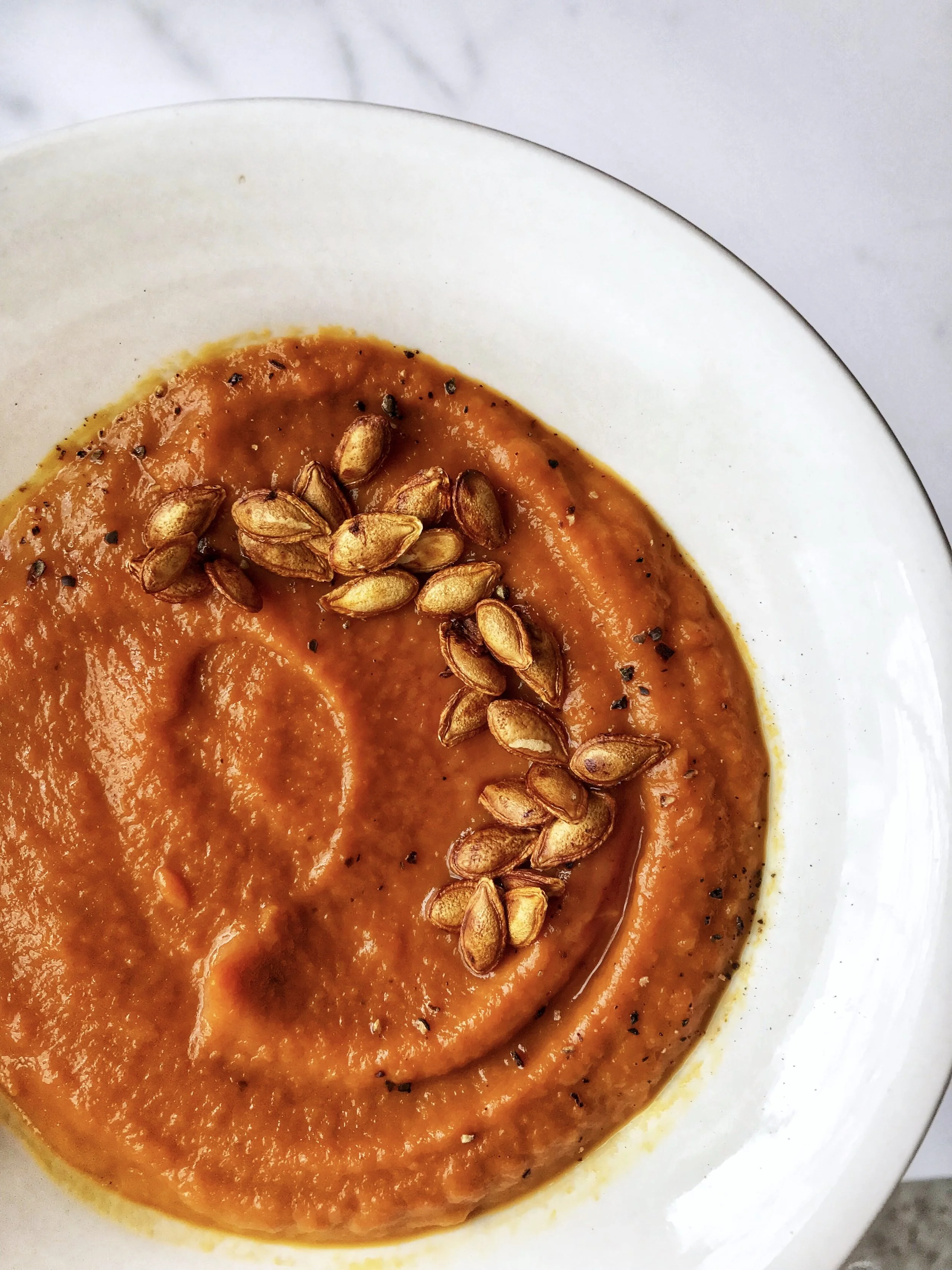 Dairy Free Butternut Squash Soup (paleo, vegan friendly)