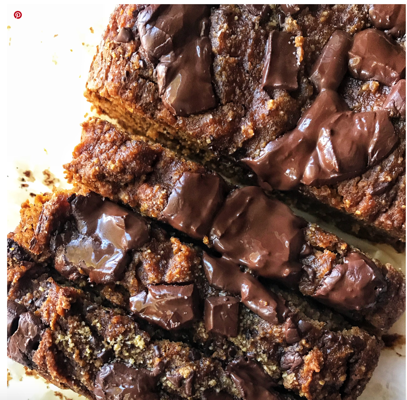 Healthy Pumpkin Chocolate Chip Bread (free of nuts, gluten, dairy)