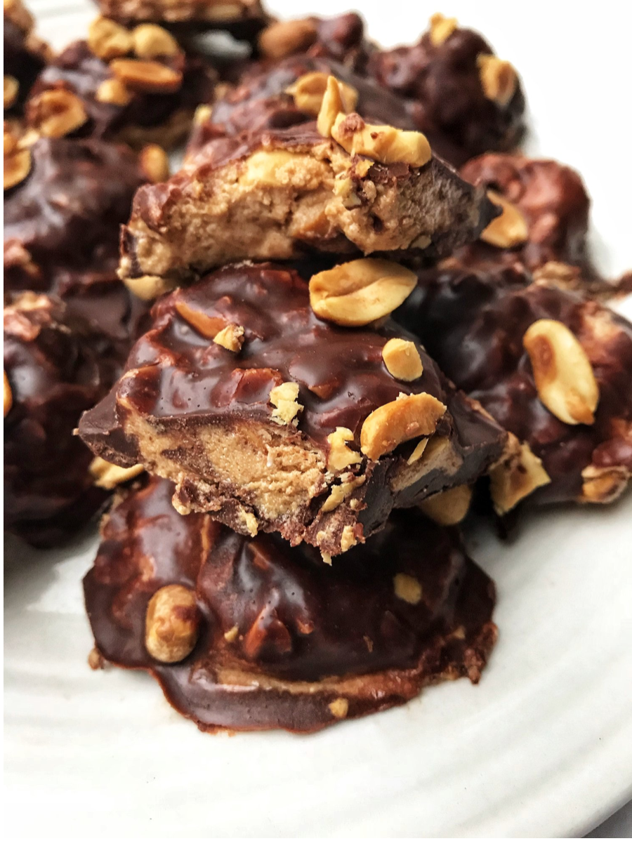 Healthier Peanut Butter Balls (gf, grain free, df)