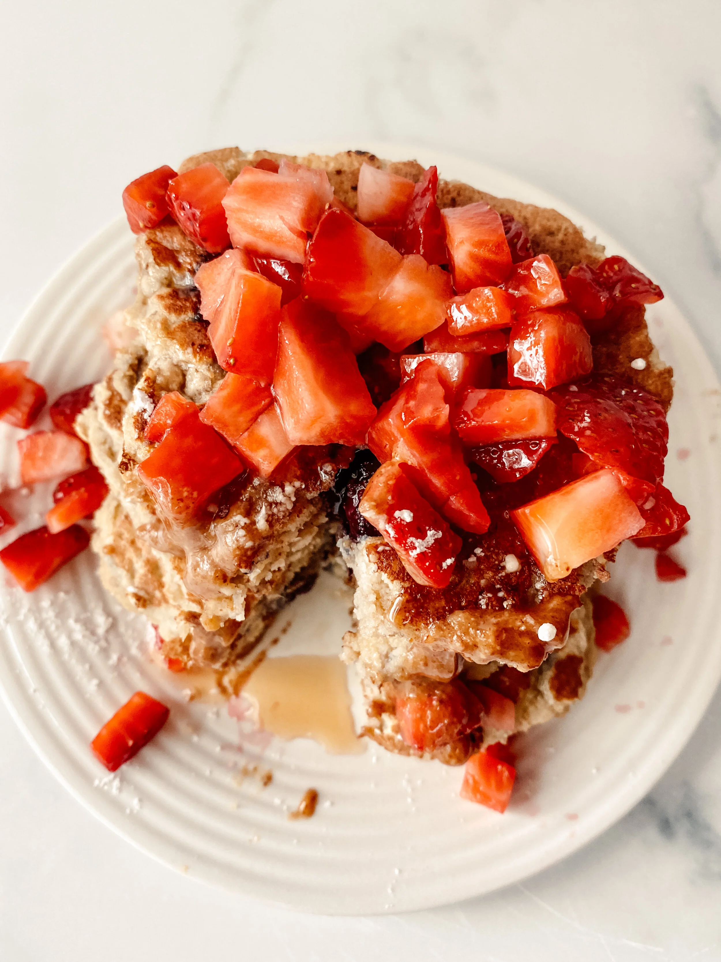 Healthy Blender Banana Pancakes (gf, df)