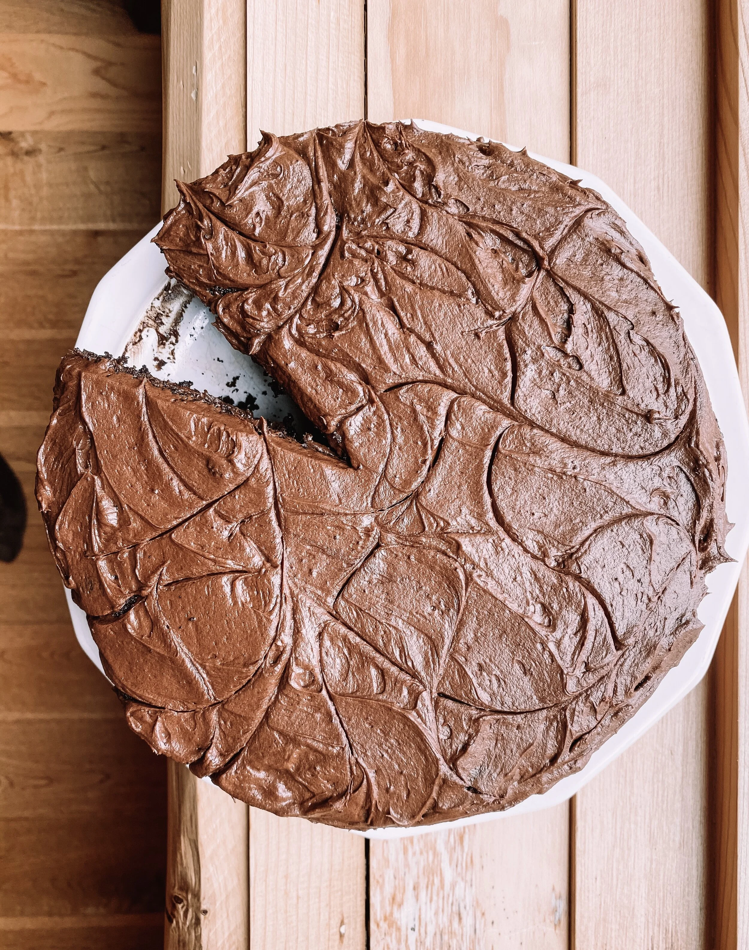 Healthier Gluten Free Chocolate Cake
