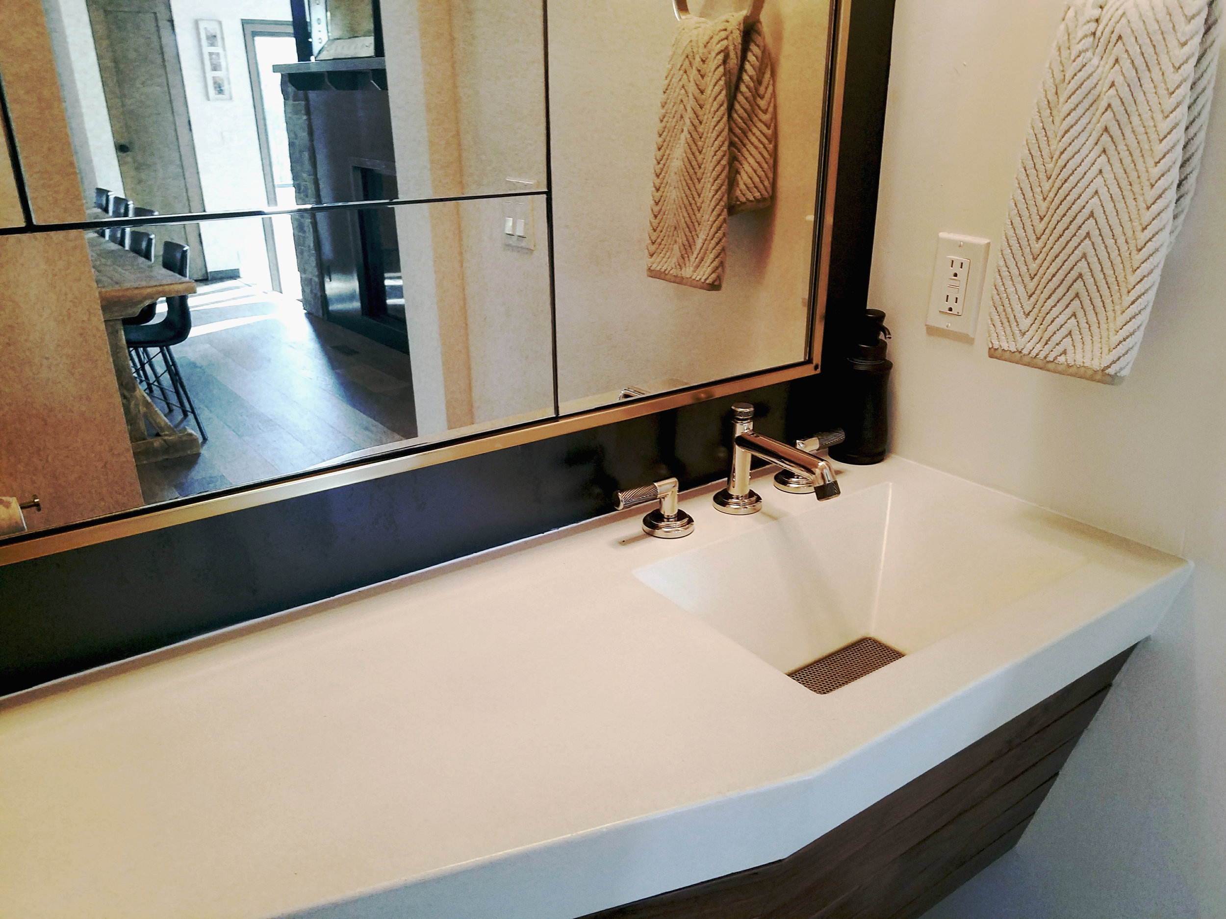 Copy of White Concrete Sink with Perforated Stainless Steel Drainpan.jpg