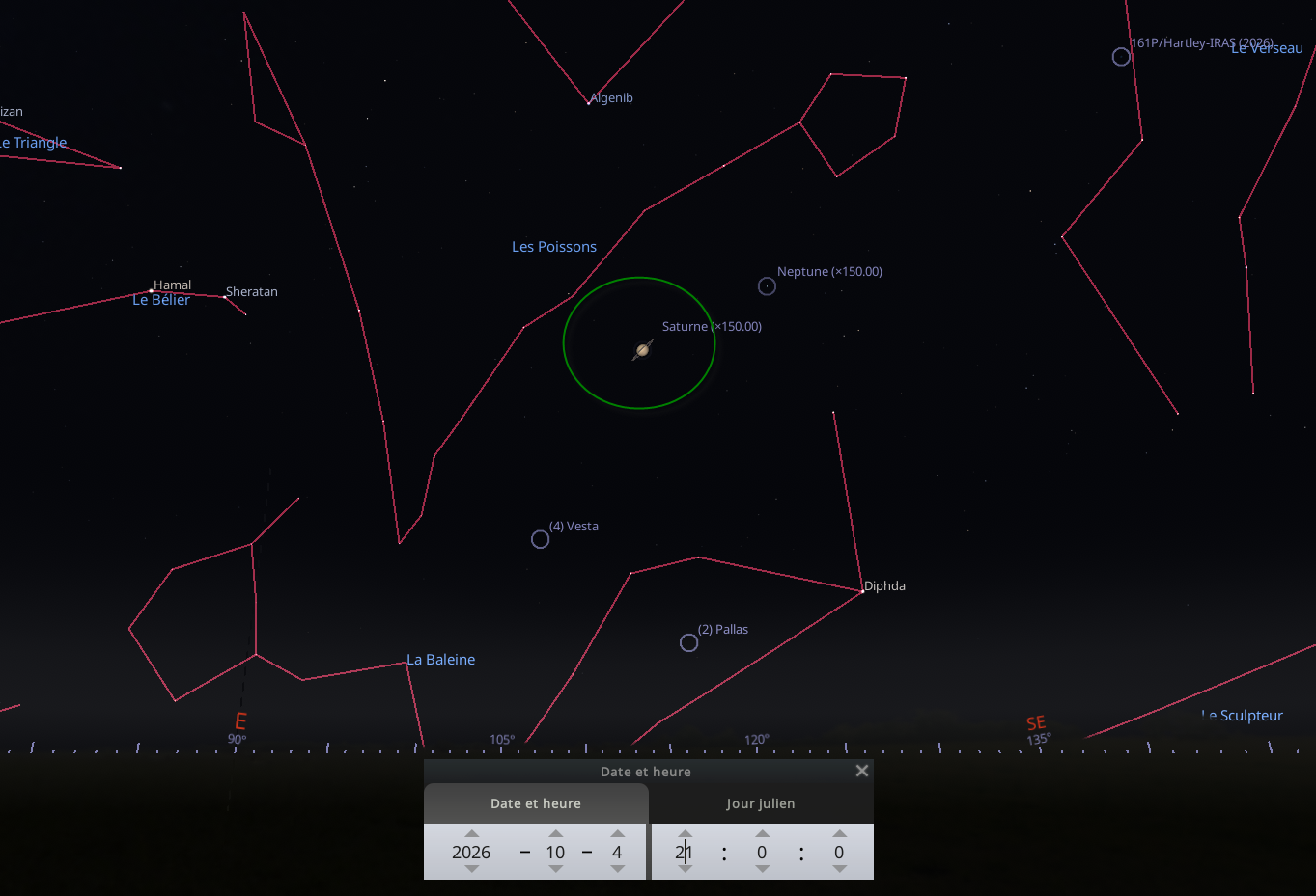 Opposition de Saturne