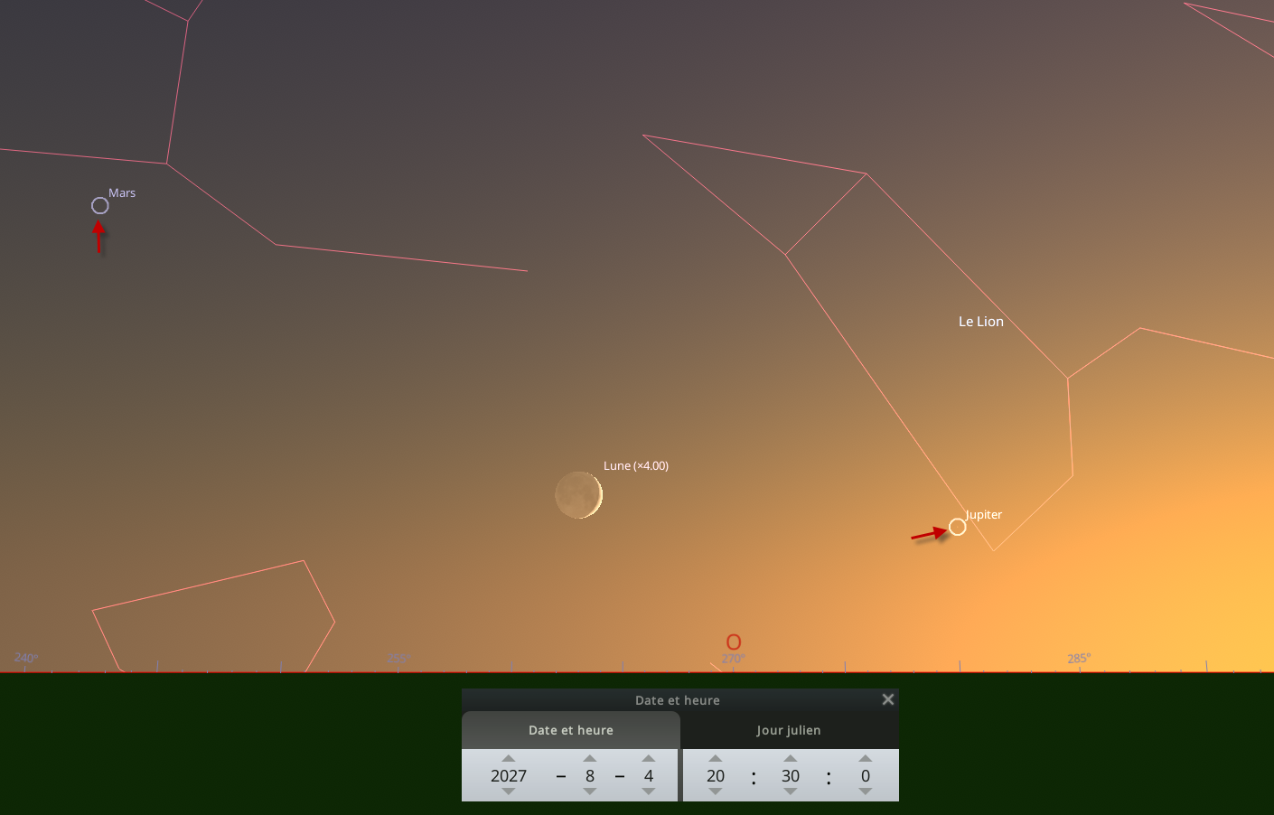 Lumière cendrée après le coucher du Soleil