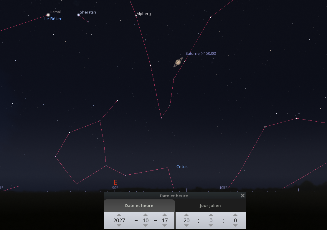 Opposition de Saturne