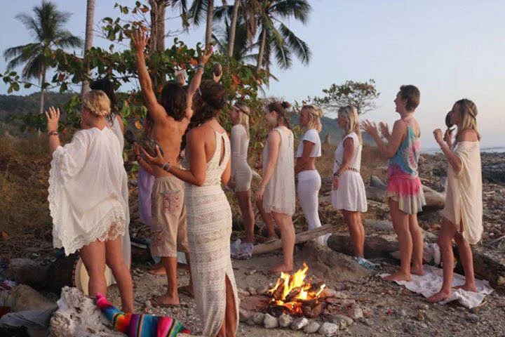 Fire Ceremony: Santa Teresa, Costa Rica