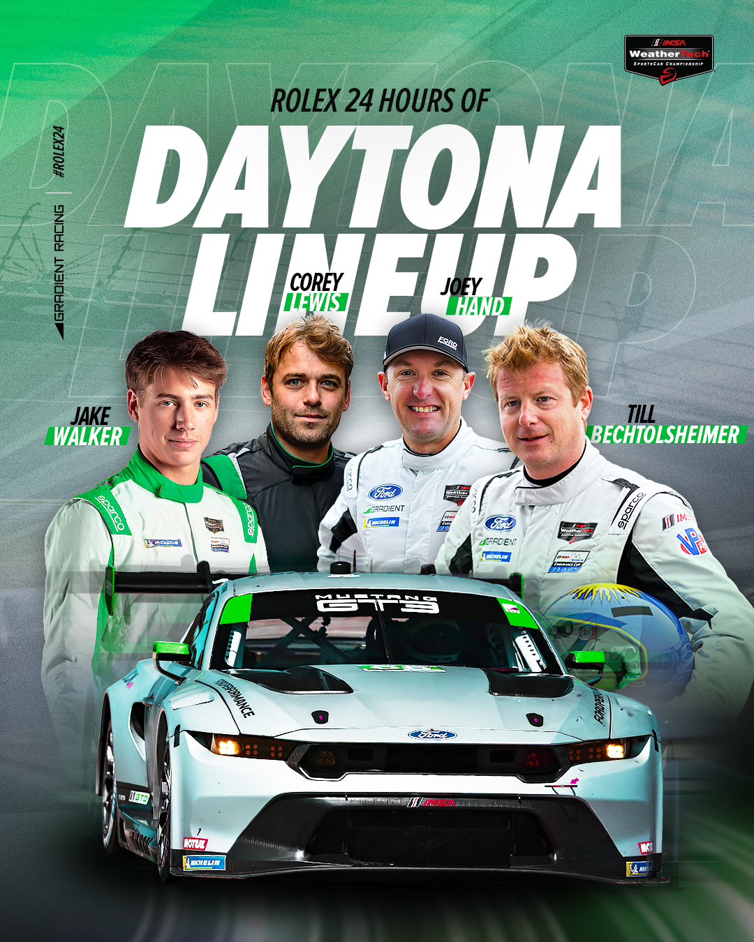 Gradient Racing Announces its 2026 Driver Lineup