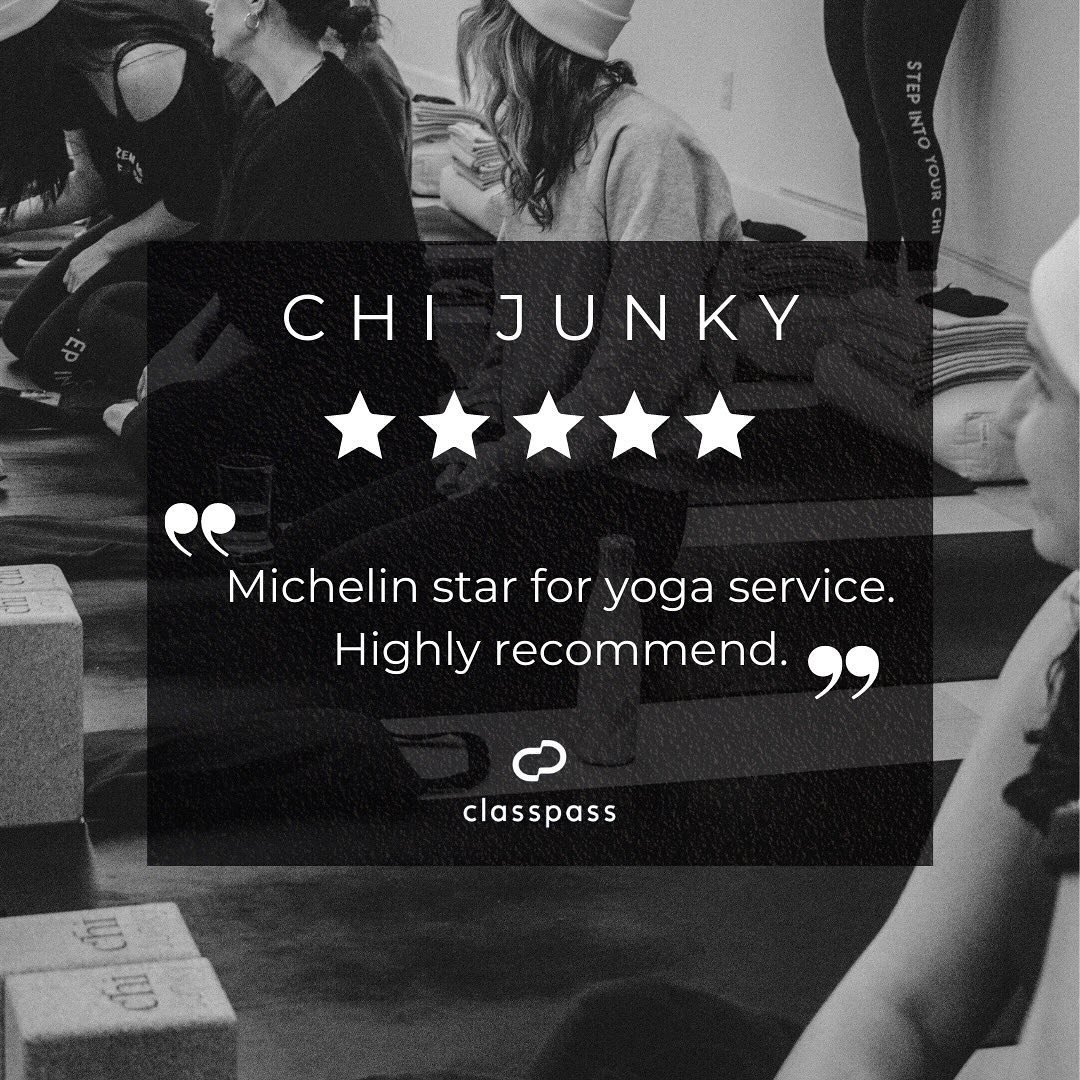 Chi Community, THANK YOU for giving us a 5 star rating! ⭐️⭐️⭐️⭐️⭐️ 

It means so much to know how much you love Chi and inspires us to do our best and continue to offer an exceptional full service experience every single class. 

Google reviews are v