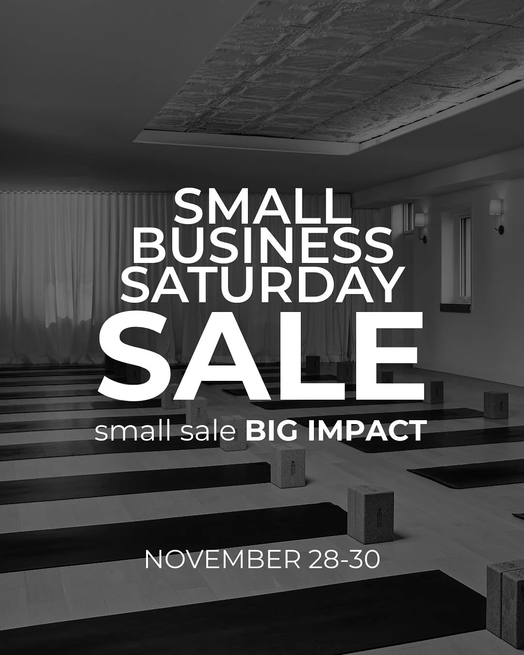 THE MOST IMPORTANT SALE OF THE YEAR IS HERE! 🤑

🌟THE SMALL BUSINESS SATURDAY SALE🌟NOV. 28-30 

As our way of saying THANK YOU for supporting this small business since 2014, our sale starts today!

Stock up on passes for yourself or give the give o