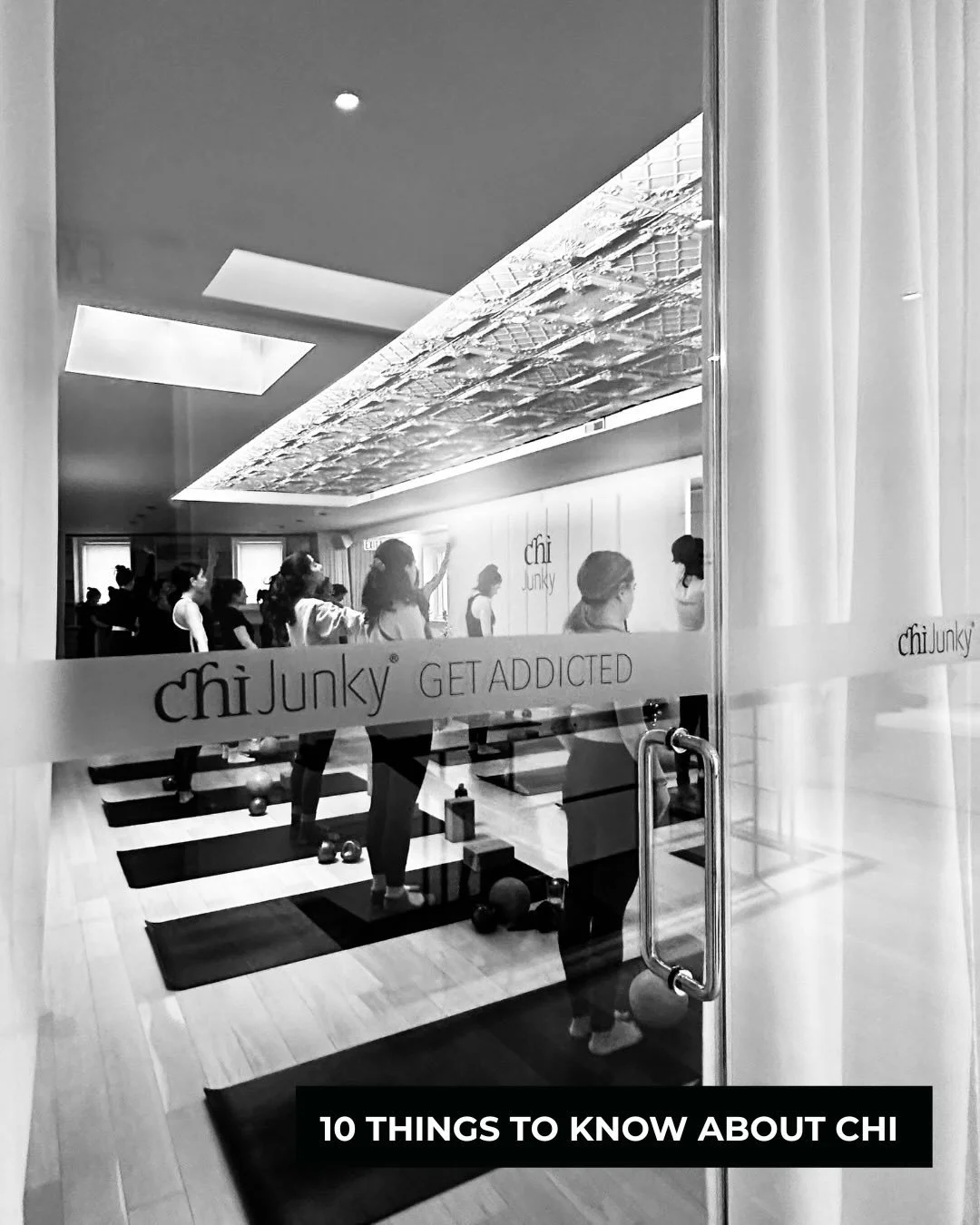 10 THINGS TO KNOW ABOUT CHI&hellip;
 
We strive to curate uniquely beautiful experiences in every class and offer a community focused studio. 
We encourage you to show up exactly as you are. 
Our mission has nothing to do with making anyone fitter bu
