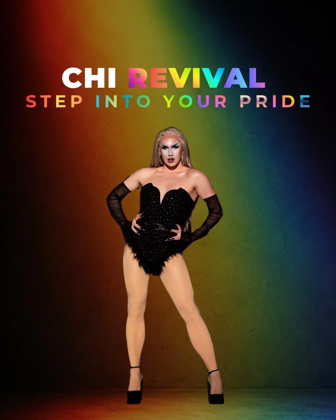 CHI REVIVAL: STEP INTO YOUR PRIDE 
🪩🌈🪩🌈🪩🌈🪩🌈🪩🌈🪩🌈

We dance in support of @the519 
10:30AM SUNDAY, JUNE 14