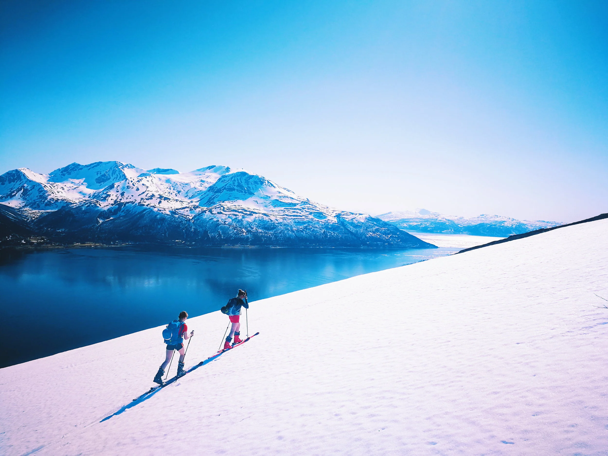 Skiing in Tromsø, Norway