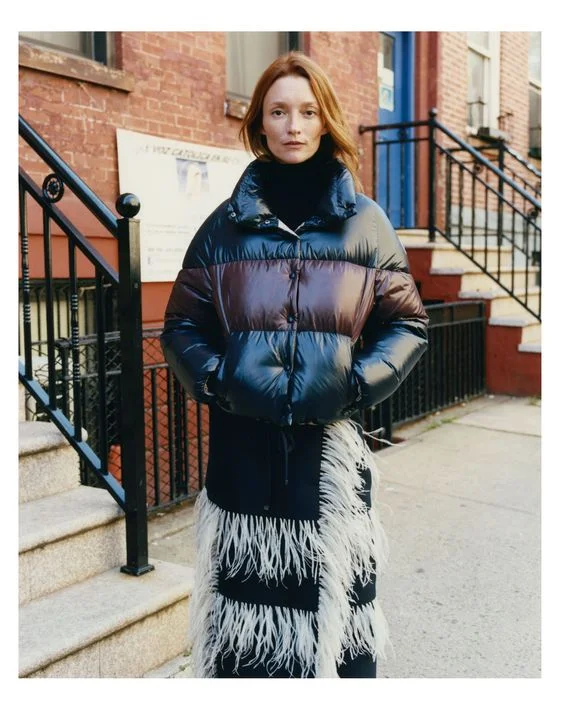 Audrey Marnay for Vogue’s 24 Ways To Wear Moncler, photo: Vogue.