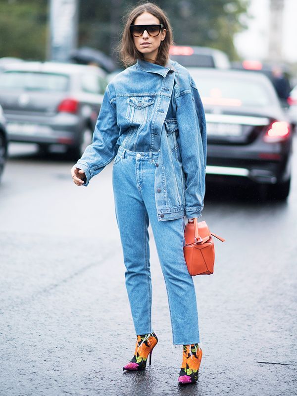 How To Pull Double Denim Outfit —